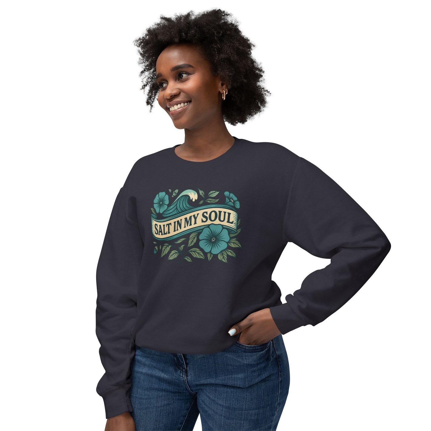 Coastal Comfort Sweatshirt, Beach Lover Gift, Casual Crewneck, Summer Vibes Apparel, Unique Souvenir Hoodie, Gift for Ocean Lovers