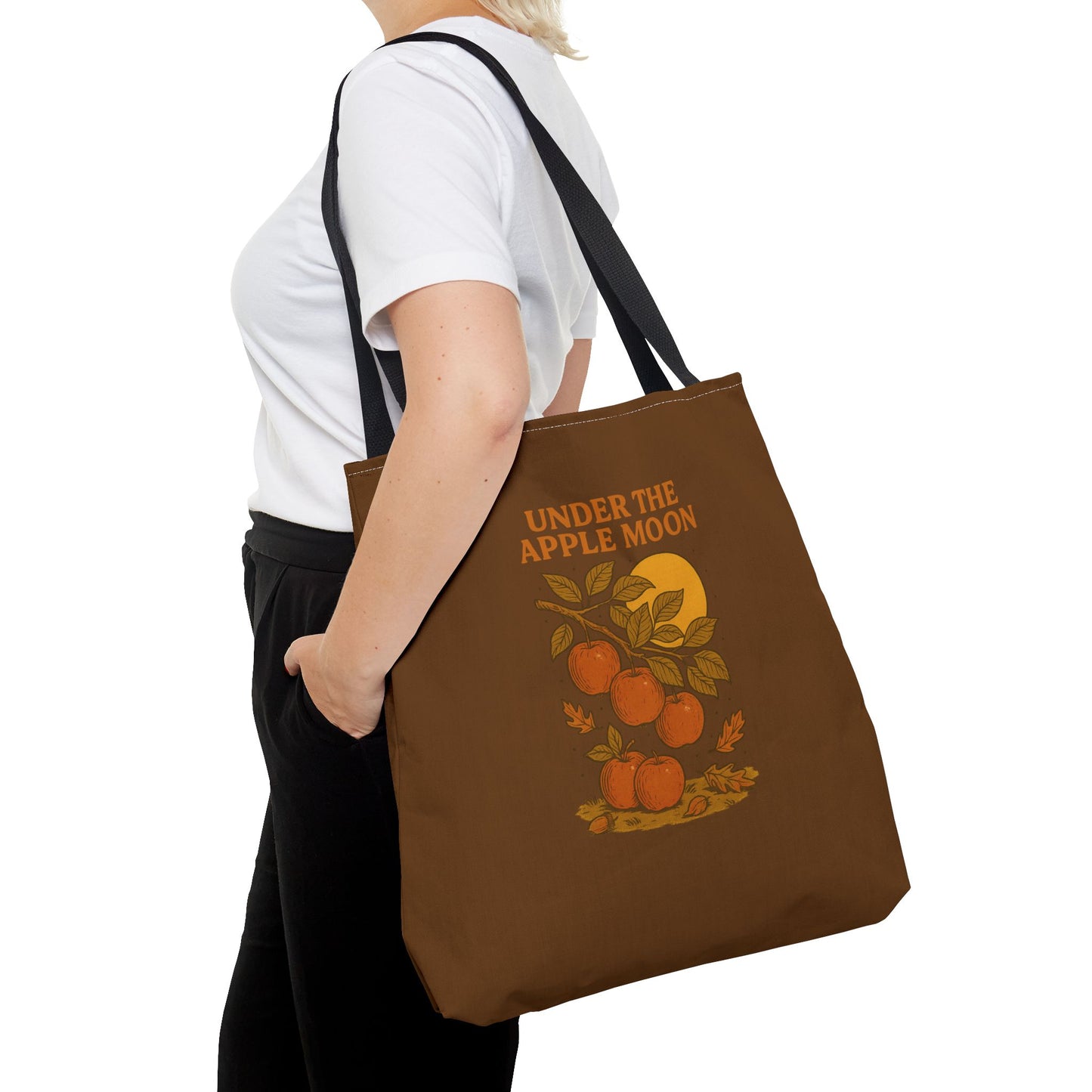 Harvest Moon Tote Bag - Autumn Adventure, Eco-Friendly Carryall, Perfect for Farmers Markets, Gift for Nature Lovers, Fall Decor