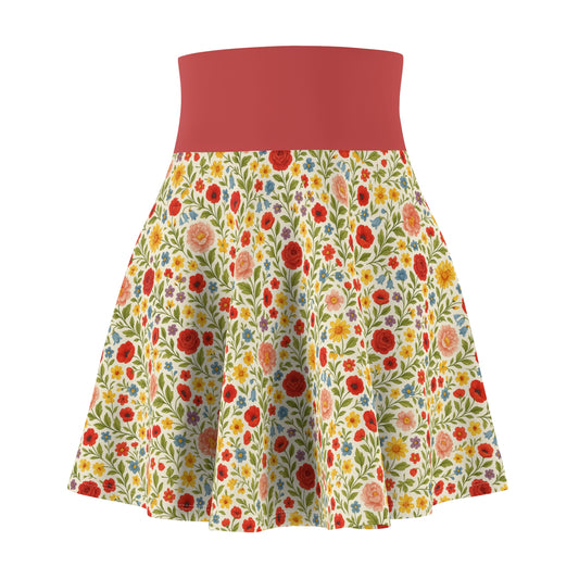 Wildflower Waltz Skirt – Summer Garden Print