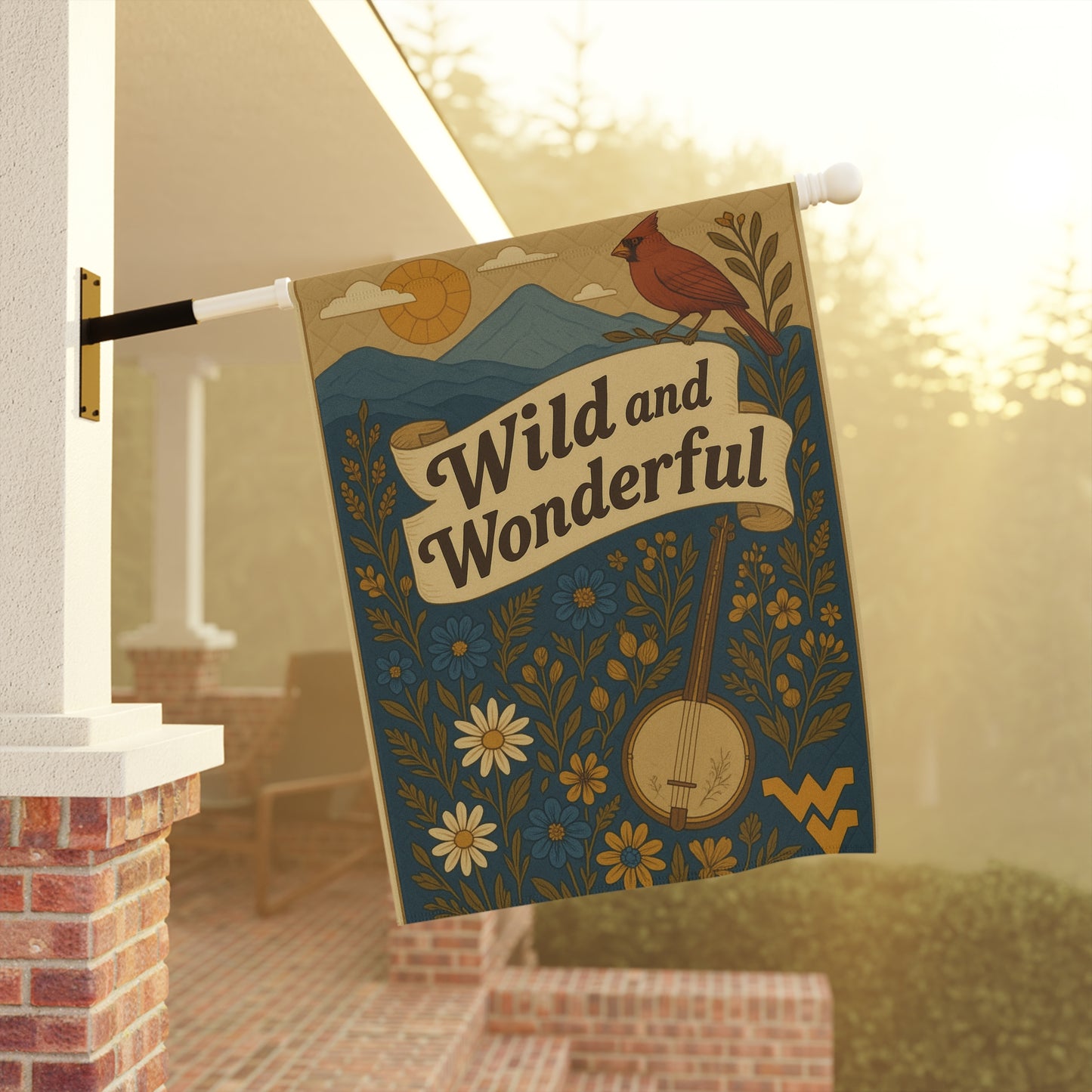 Wild & Wonderful WV Garden Flag š¦šæ | Cardinal Outdoor Decor