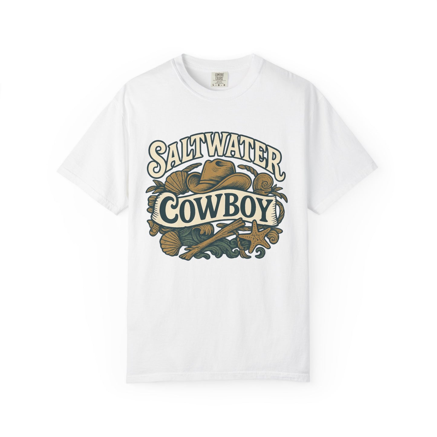 Saltwater Cowboy Beach Tee