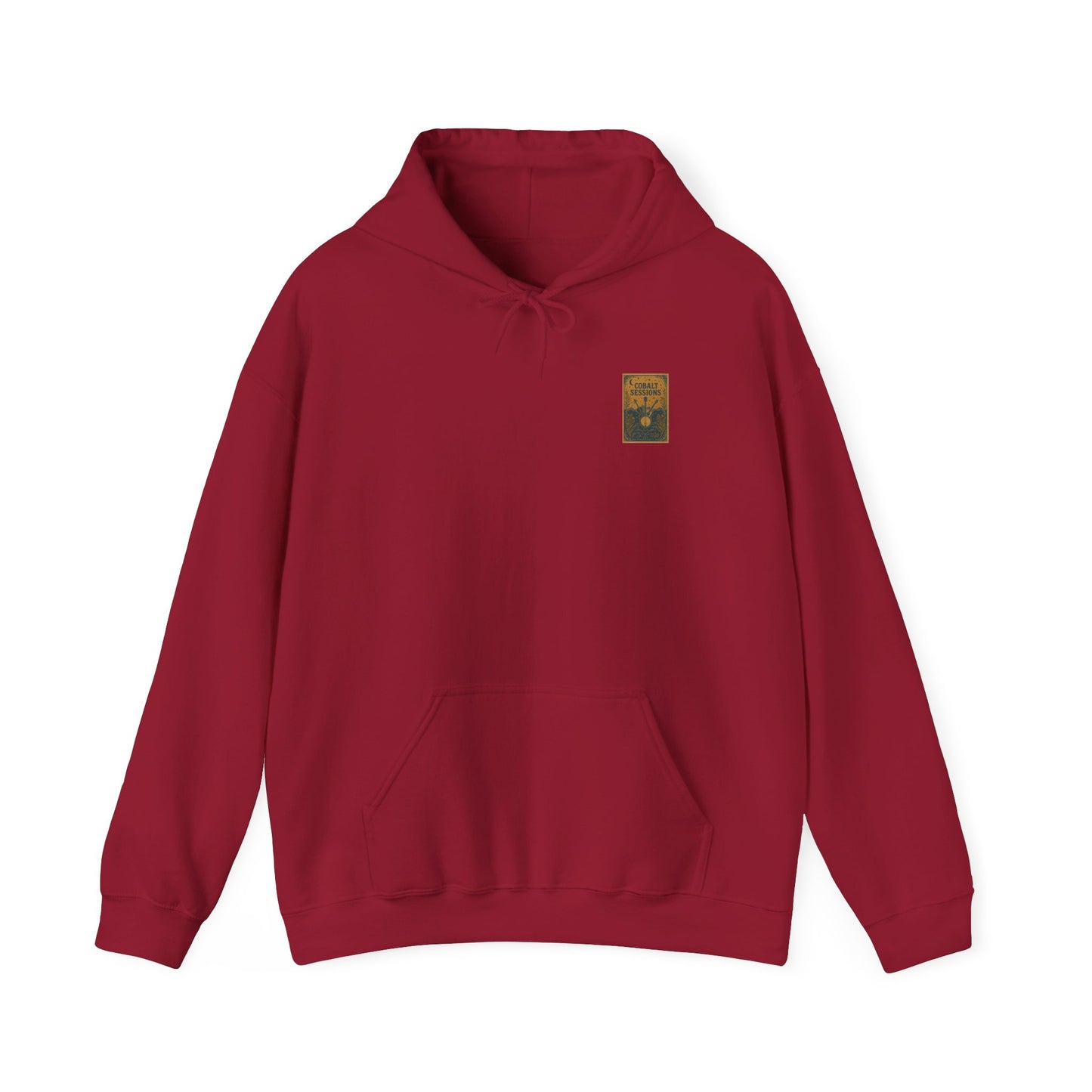 Vintage hoodie Sweatshirt with Pickin and Grinnin Banjo design on the back for bluegrass lovers