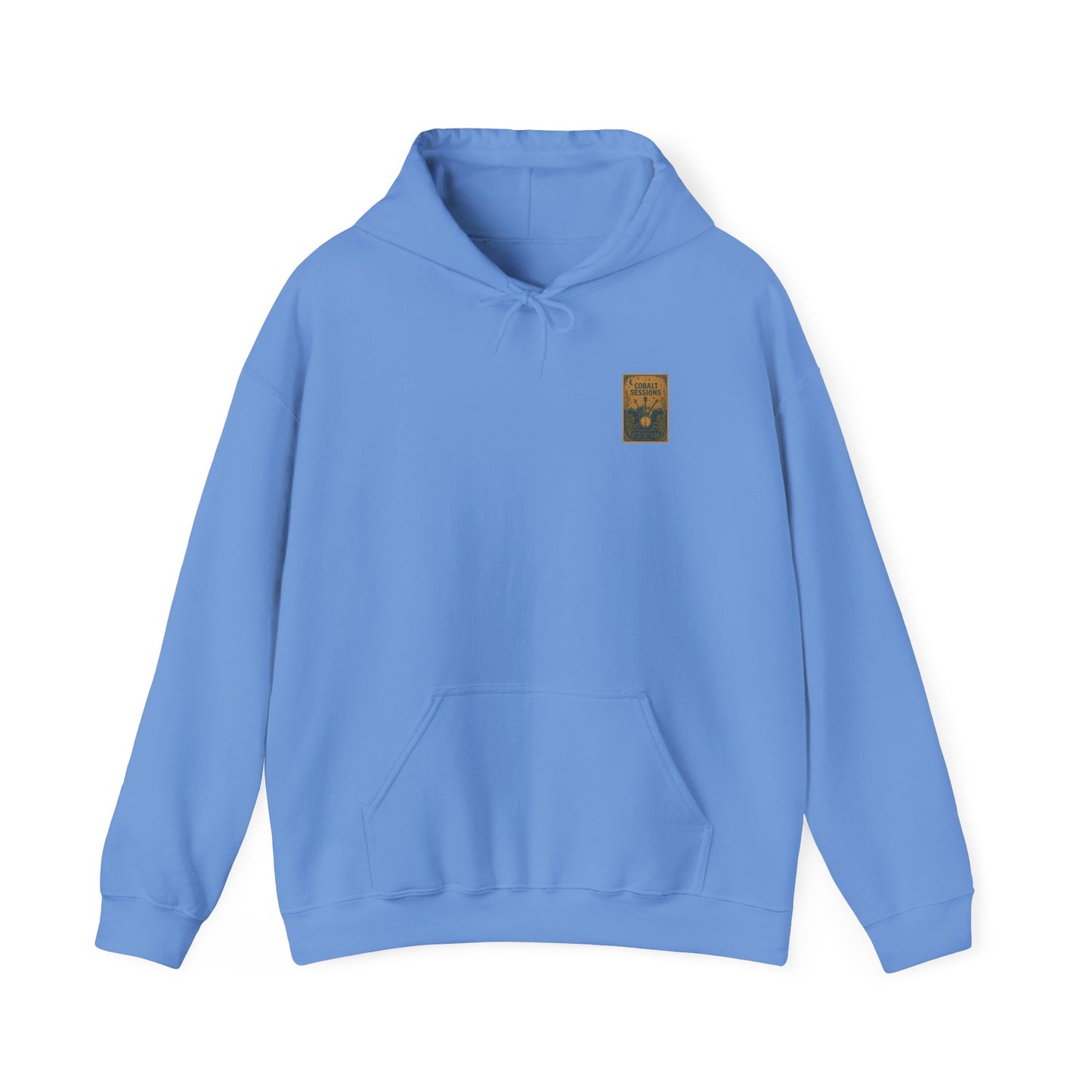 Vintage hoodie Sweatshirt with Pickin and Grinnin Banjo design on the back for bluegrass lovers