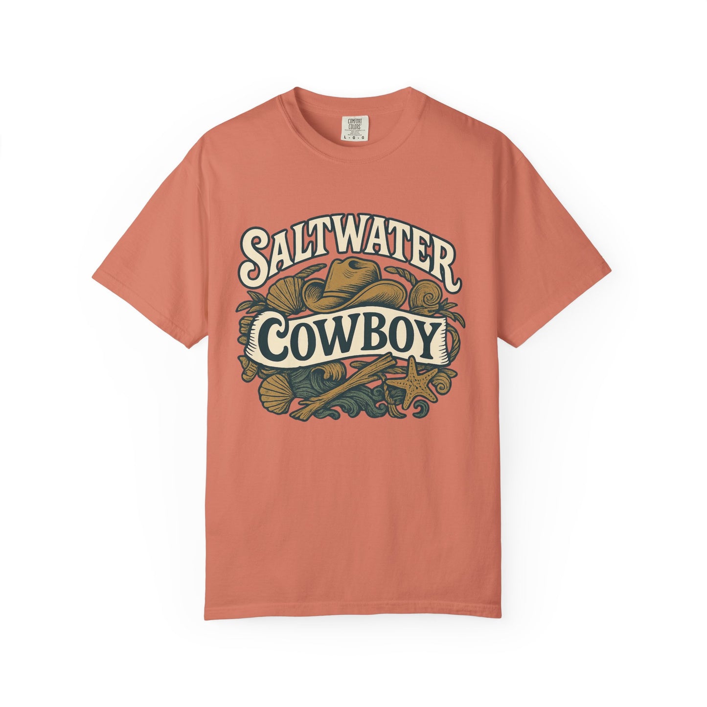 Saltwater Cowboy Beach Tee