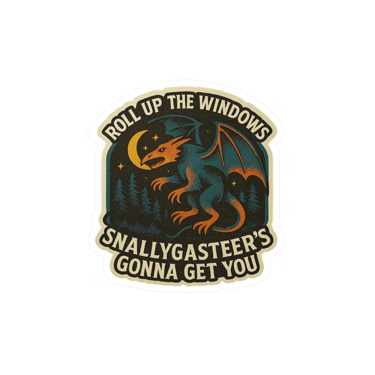 Snallygaster’s Gonna Get You – Cryptid Sticker