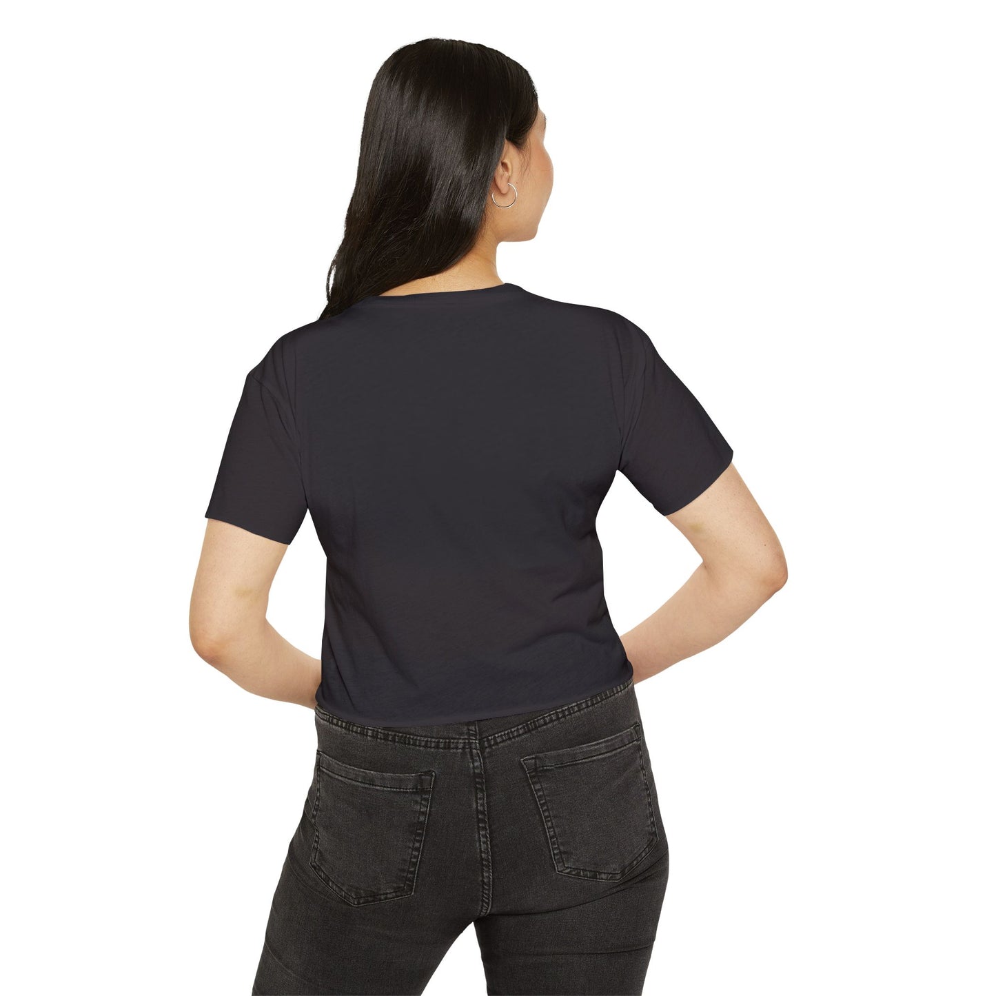 Dark witchy Appalachia Women's Festival Crop Top - Boho Style for Music and Nature Lovers