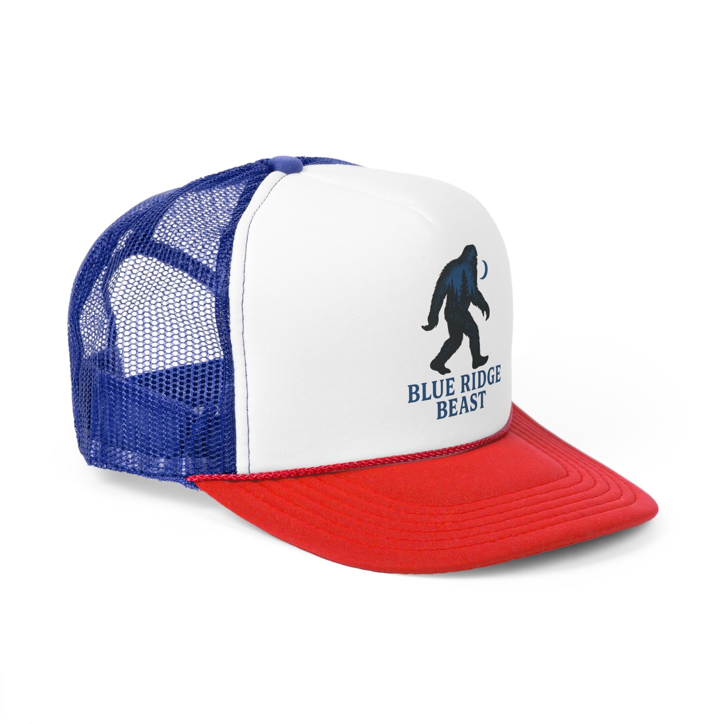 Vintage Trucker Caps - Retro Style Big Foot Hat, Distressed Baseball Cap, Hipster Sasquatch Headwear, Dad Hat, Snapback Cap