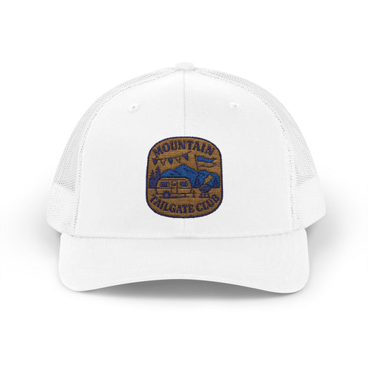 Mountain Tailgate Club Trucker Cap - Embroidered Snapback
