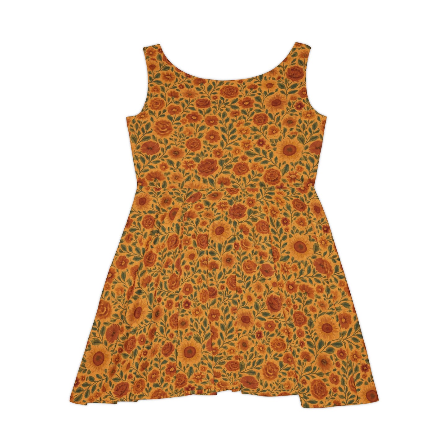 Sunflower Skater Dress – Golden Country Bloom