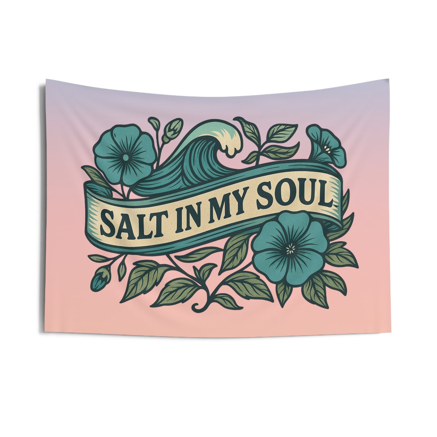 Salt in my Soul Beach Wall Tapestry