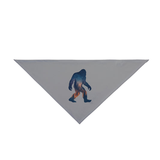 Dog Bandana Big Foot Night Sky Silhouette Pet Scarf
