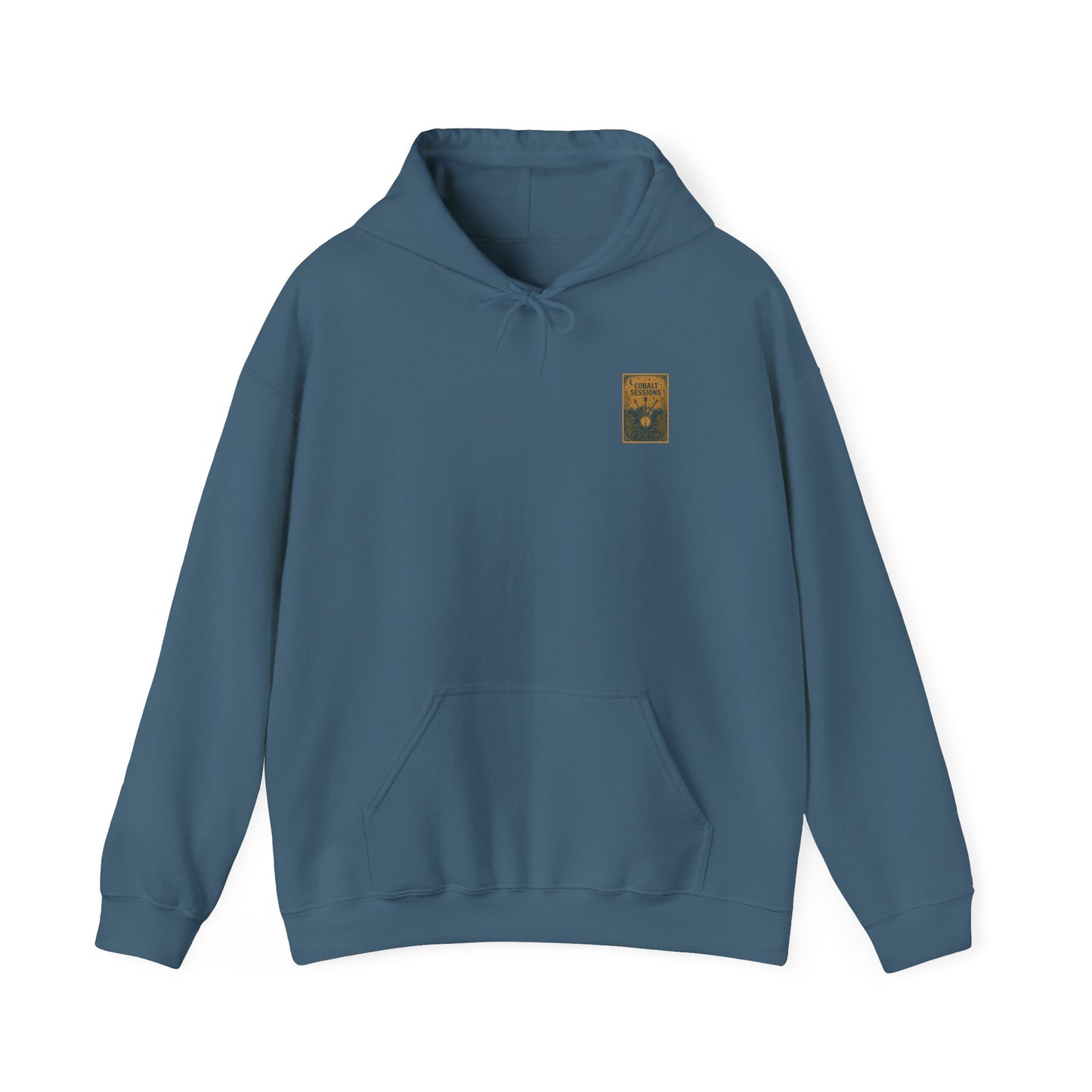 Vintage hoodie Sweatshirt with Pickin and Grinnin Banjo design on the back for bluegrass lovers