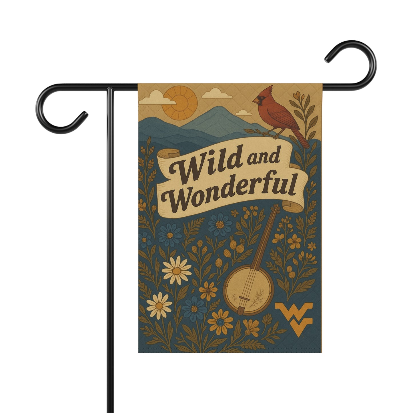 Wild & Wonderful WV Garden Flag š¦šæ | Cardinal Outdoor Decor