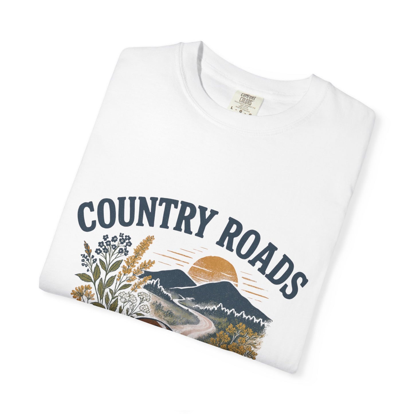 Country Roads Gameday T-shirt, Country Roads Tailgating Shirt, Touchdowns Tee, West Virginia Fan Apparel, Unisex Tee