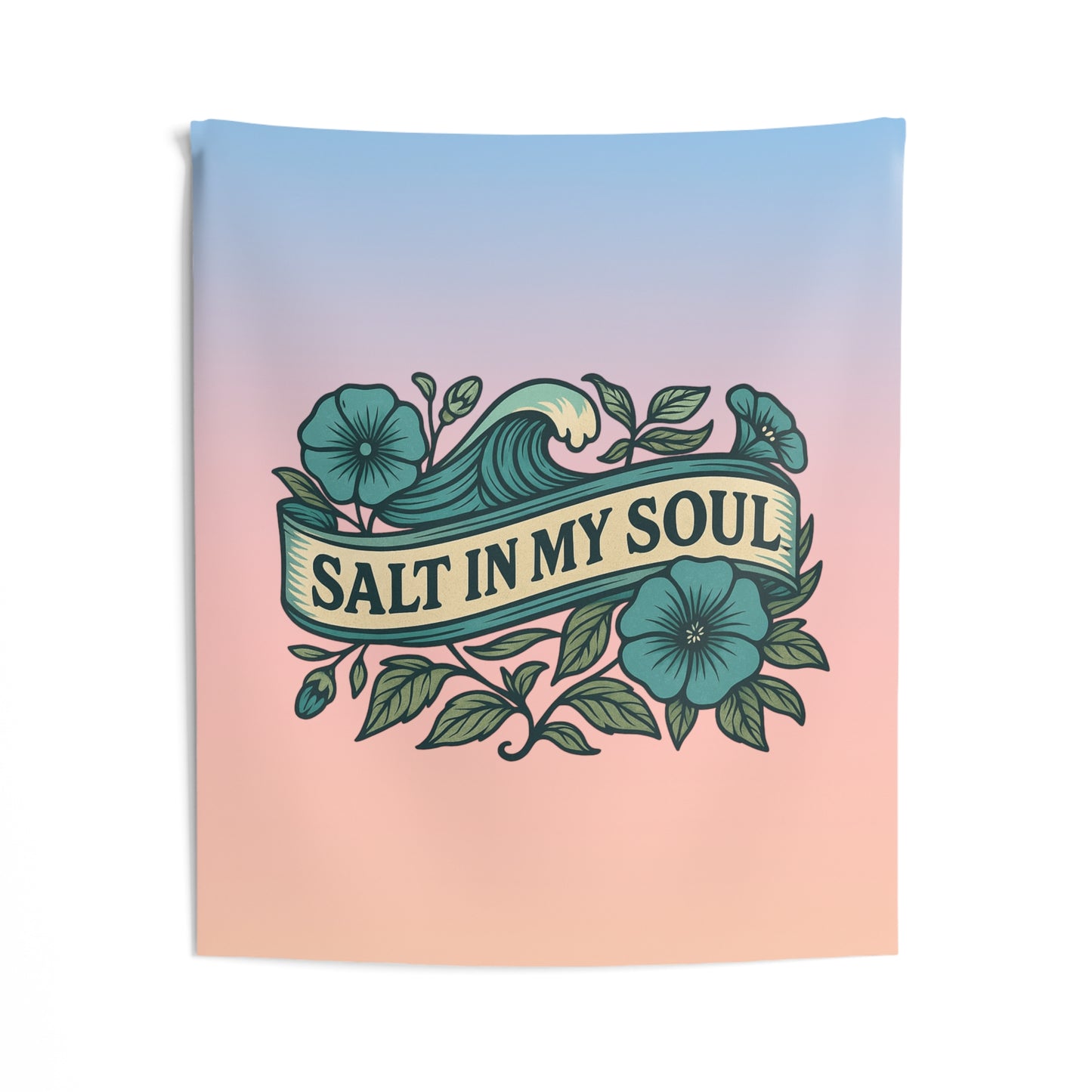 Salt in my Soul Beach Wall Tapestry