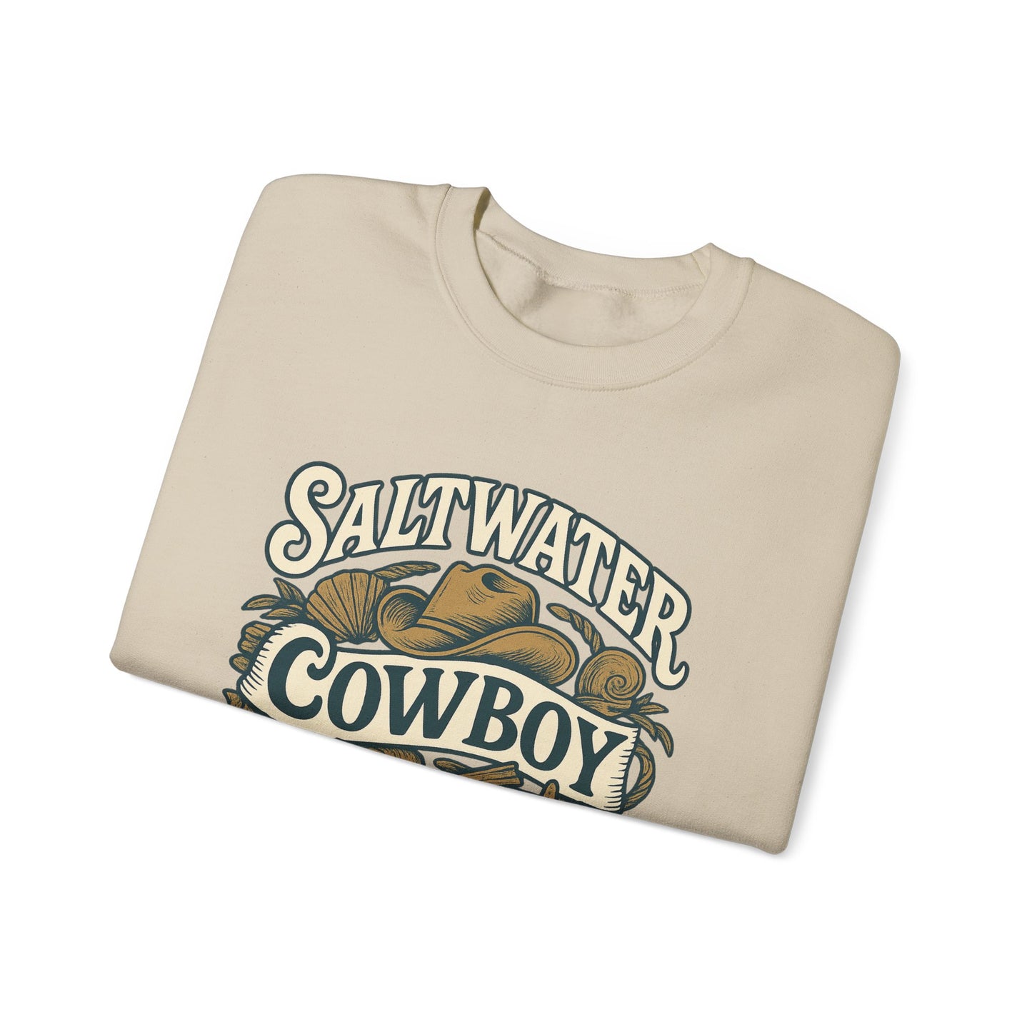 Saltwater Cowboy Beach Crewneck