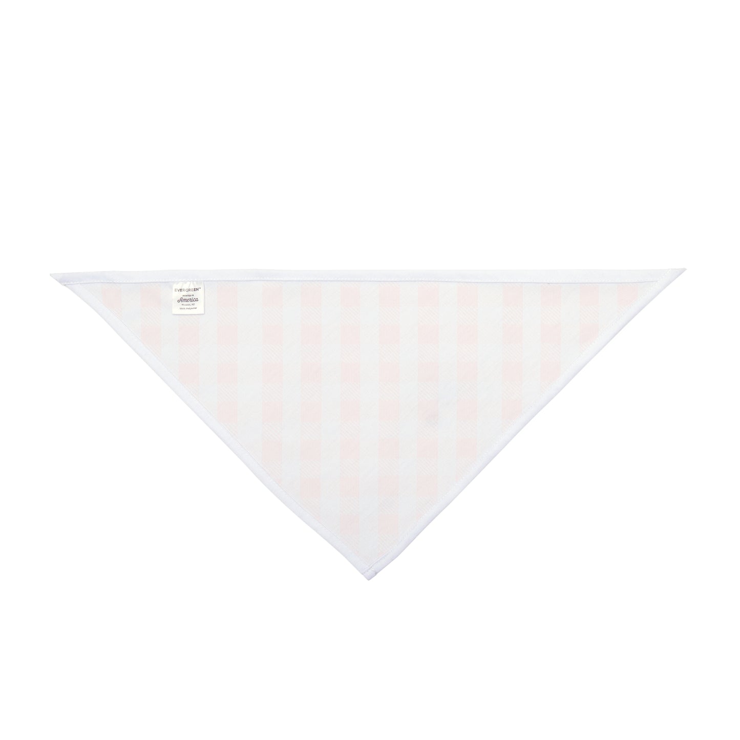 Pink Gingham Dog Scarf – Classic Check Pet Bandana