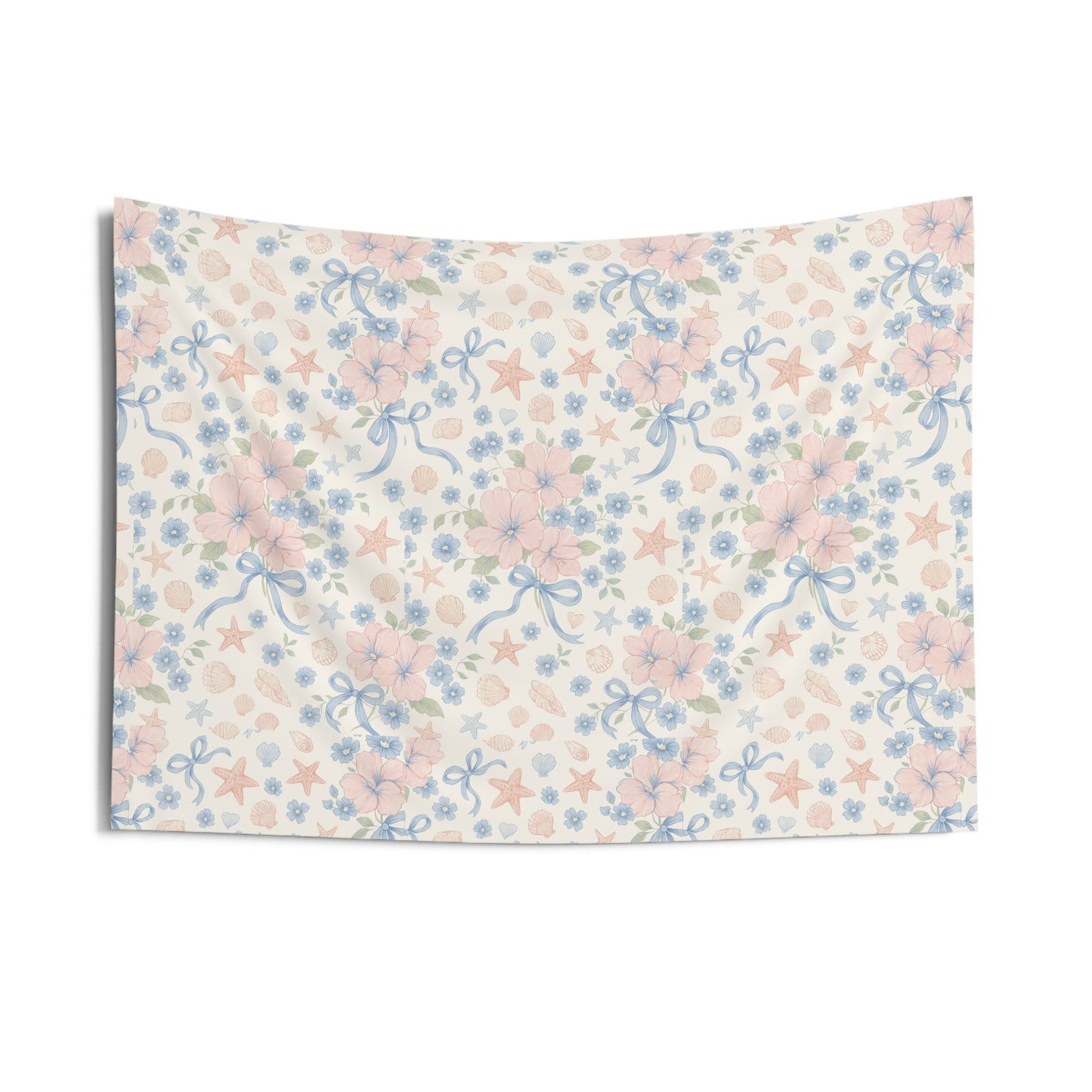 Seashell Serenade Beach Wall Tapestry