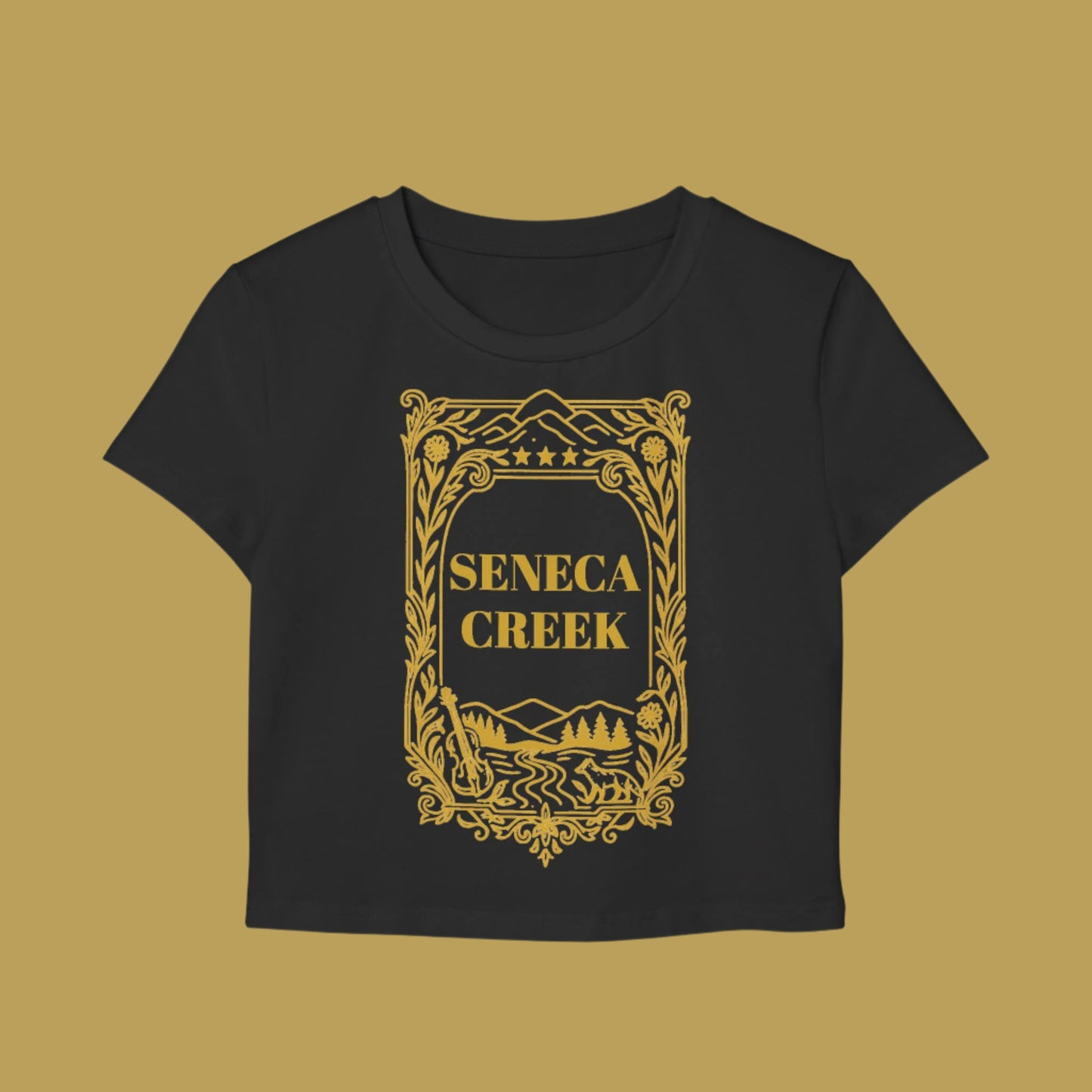 π Seneca Creek Cropped Tee β Wild & Flowing from WV πβ¨