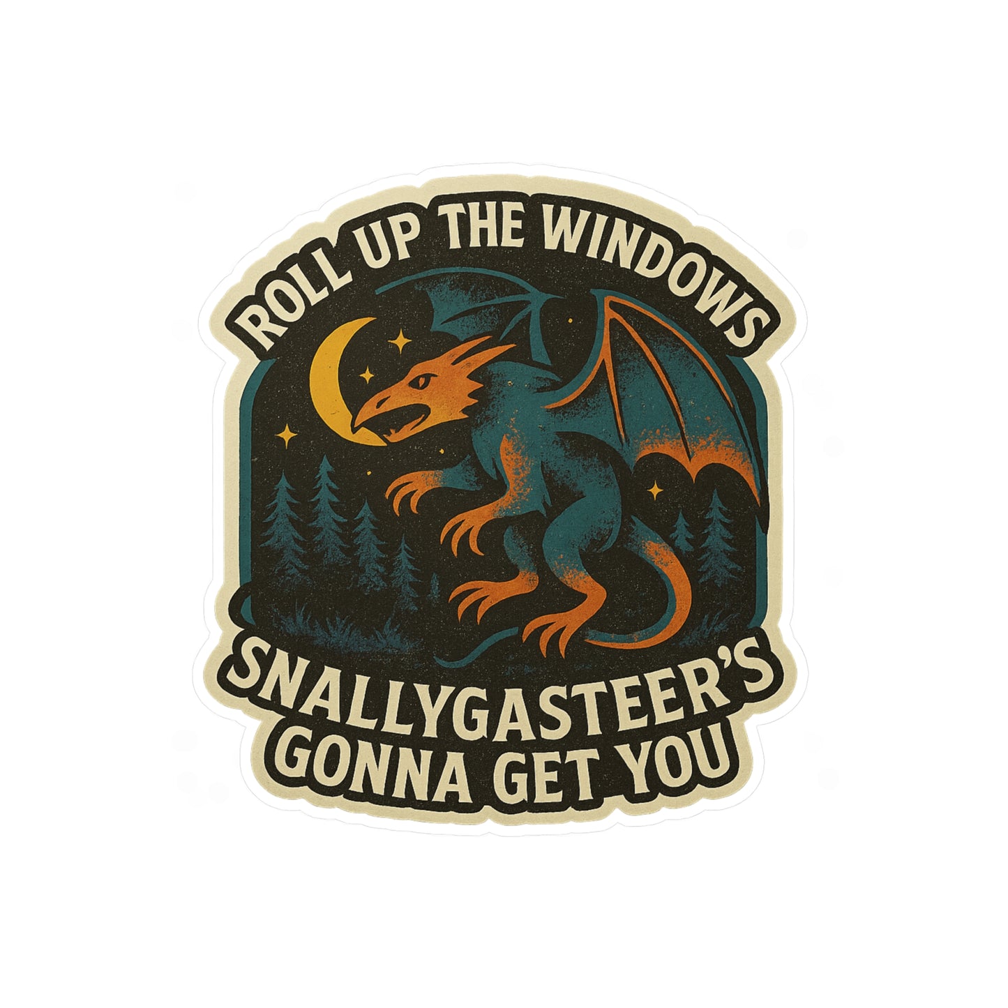 Snallygaster’s Gonna Get You – Cryptid Sticker