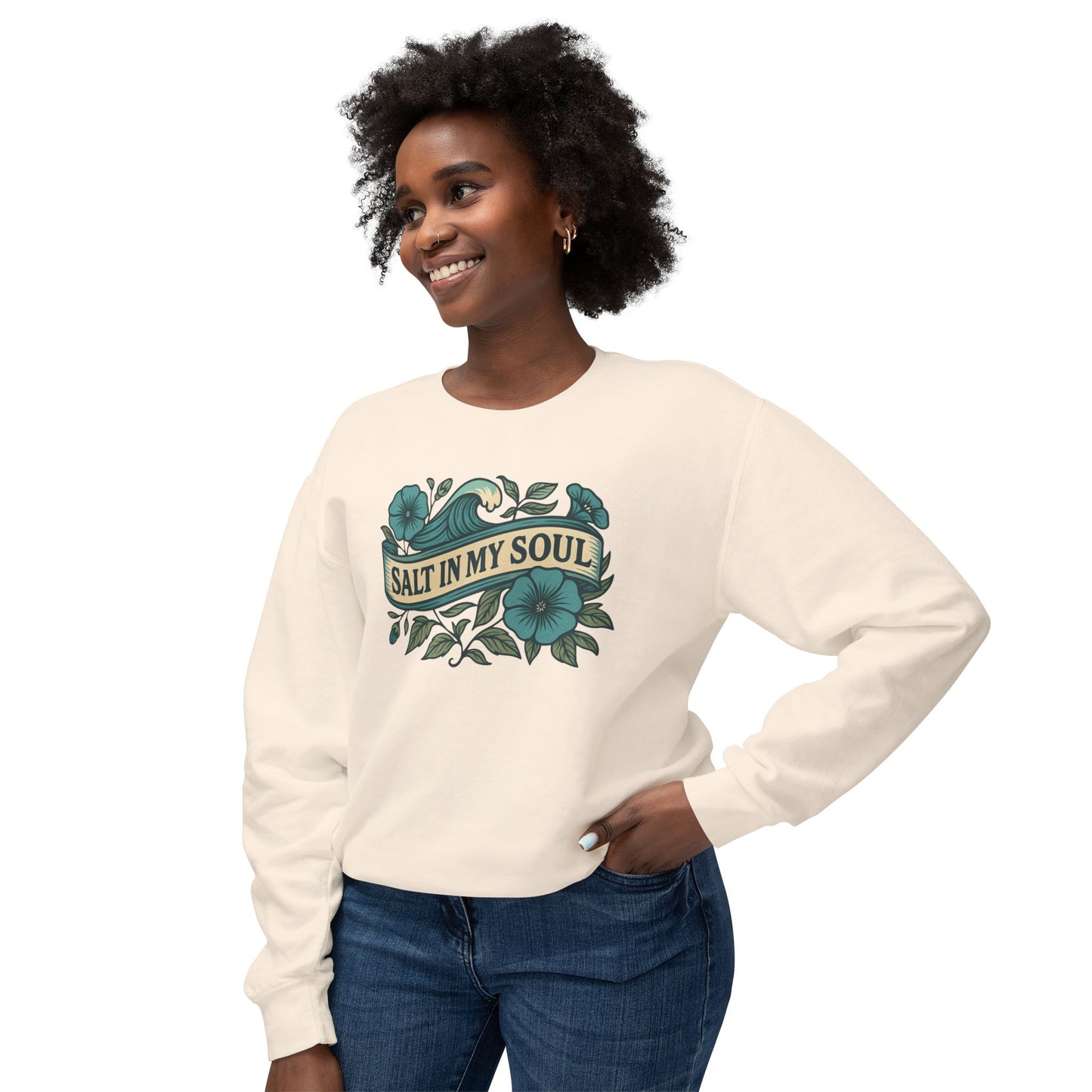 Coastal Comfort Sweatshirt, Beach Lover Gift, Casual Crewneck, Summer Vibes Apparel, Unique Souvenir Hoodie, Gift for Ocean Lovers