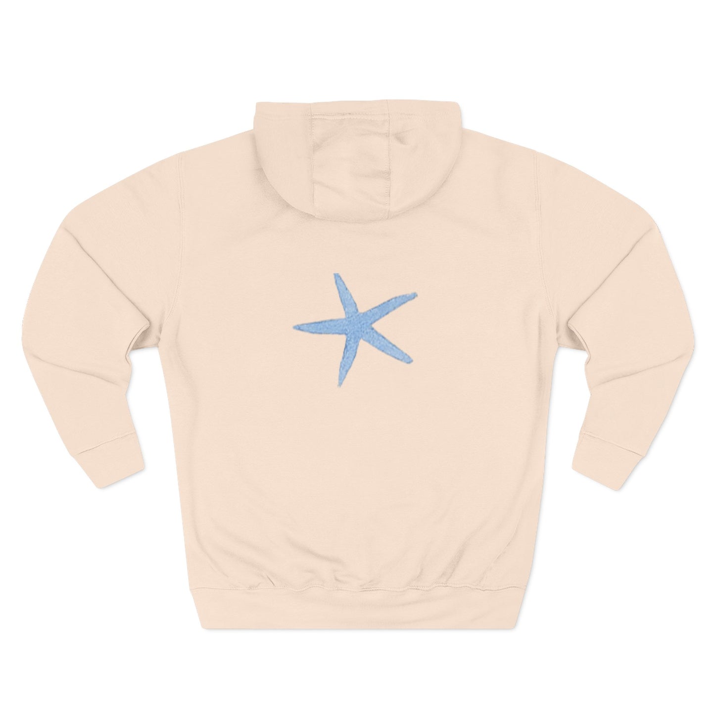 Cozy Cobalt Coastals Hoodie - Comfortable Fleece Pullover for Relaxation, Perfect Gift, Casual Wear, Holiday Style, Fashion Layering