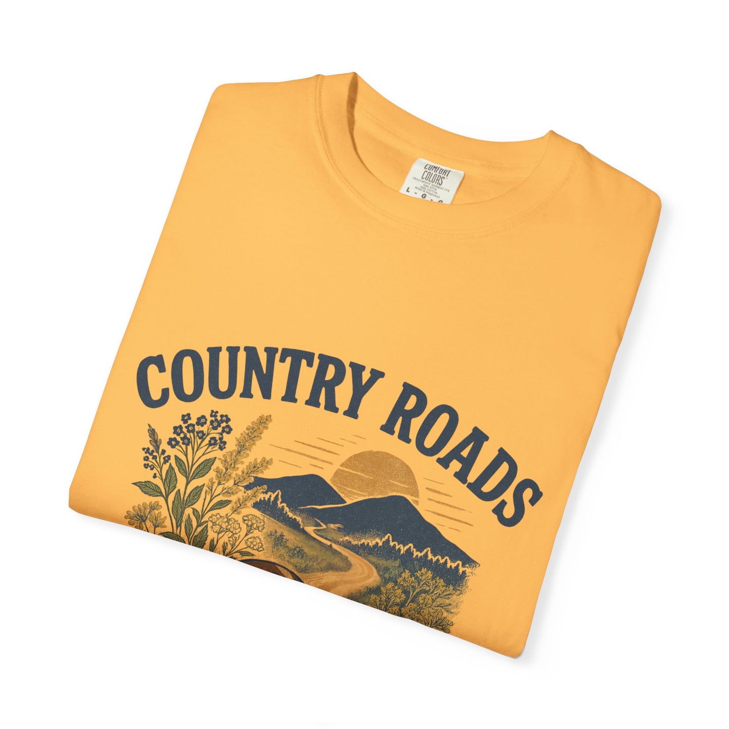 Country Roads Gameday T-shirt, Country Roads Tailgating Shirt, Touchdowns Tee, West Virginia Fan Apparel, Unisex Tee