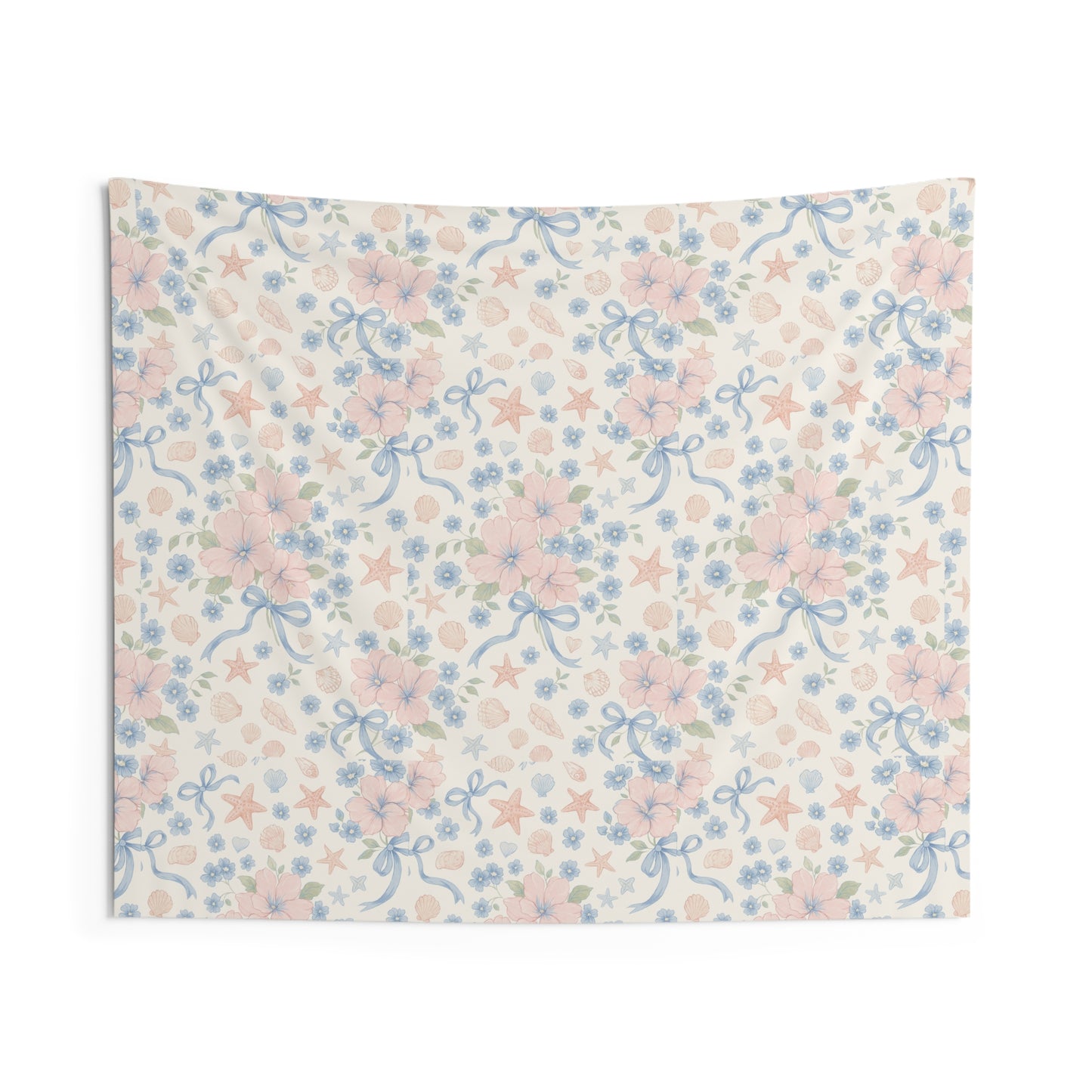Seashell Serenade Beach Wall Tapestry
