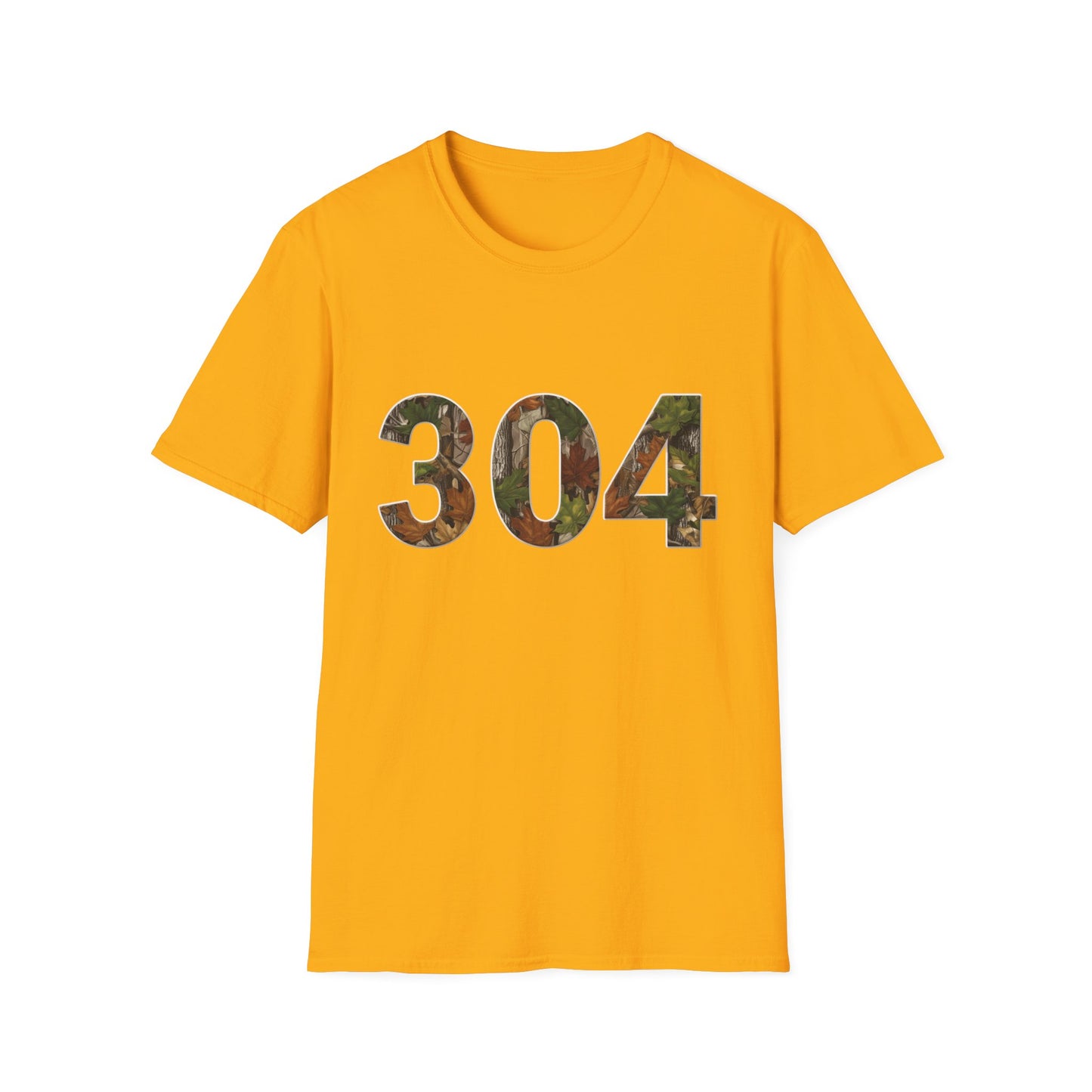 West Virginia Area Code Camo T-Shirt, WV Camo Tee, Mountain State Shirt, Appalachian Tee, 304 Area Code Shirt