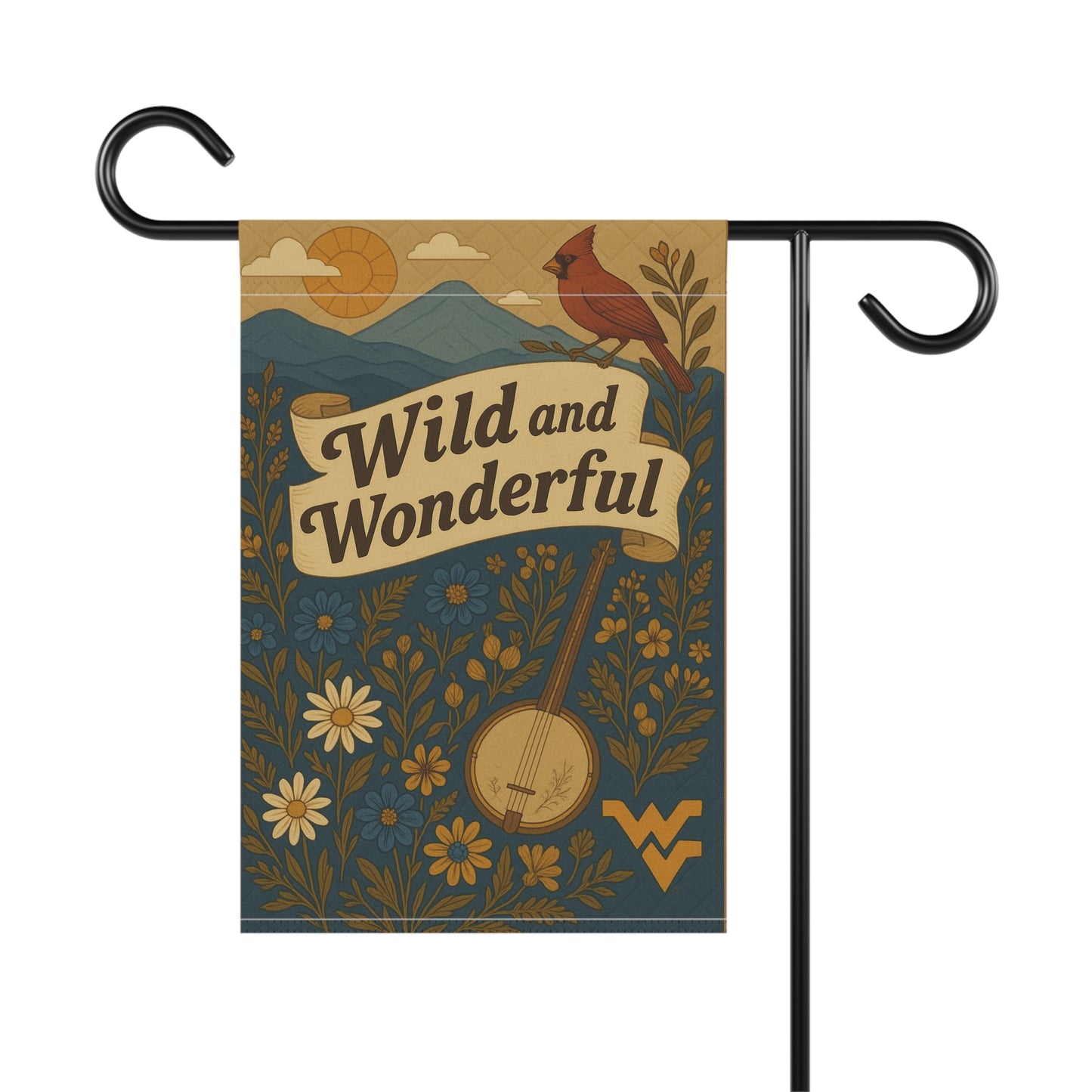 Wild & Wonderful WV Garden Flag š¦šæ | Cardinal Outdoor Decor