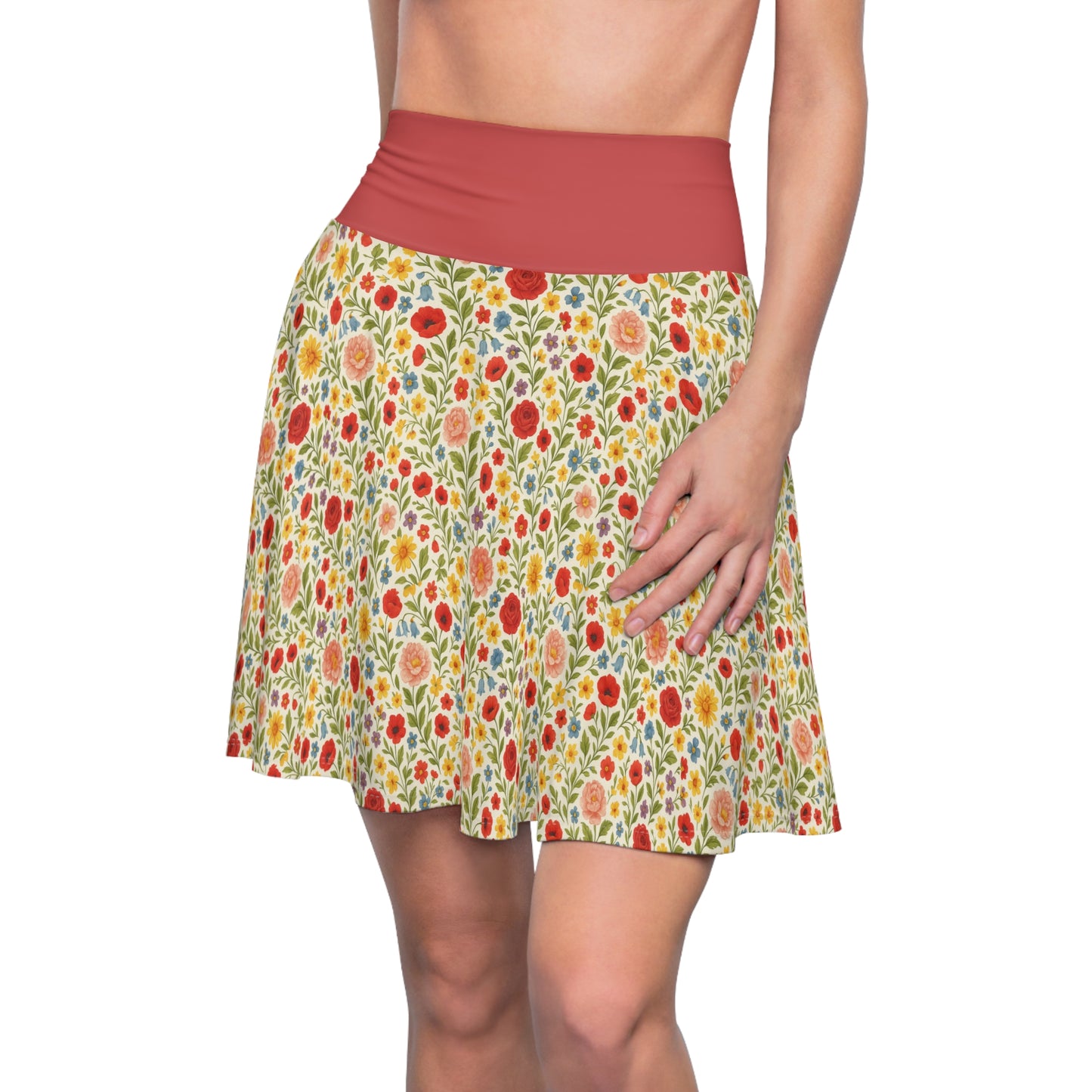 Wildflower Waltz Skirt – Summer Garden Print
