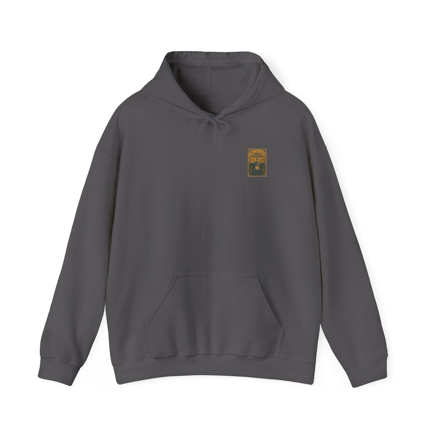 Vintage hoodie Sweatshirt with Pickin and Grinnin Banjo design on the back for bluegrass lovers