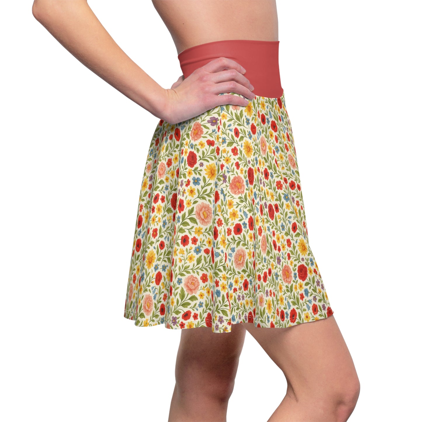 Wildflower Waltz Skirt – Summer Garden Print