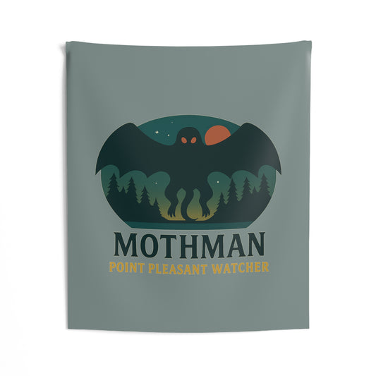 Mothman Wall Tapestry — Cryptid Home Décor
