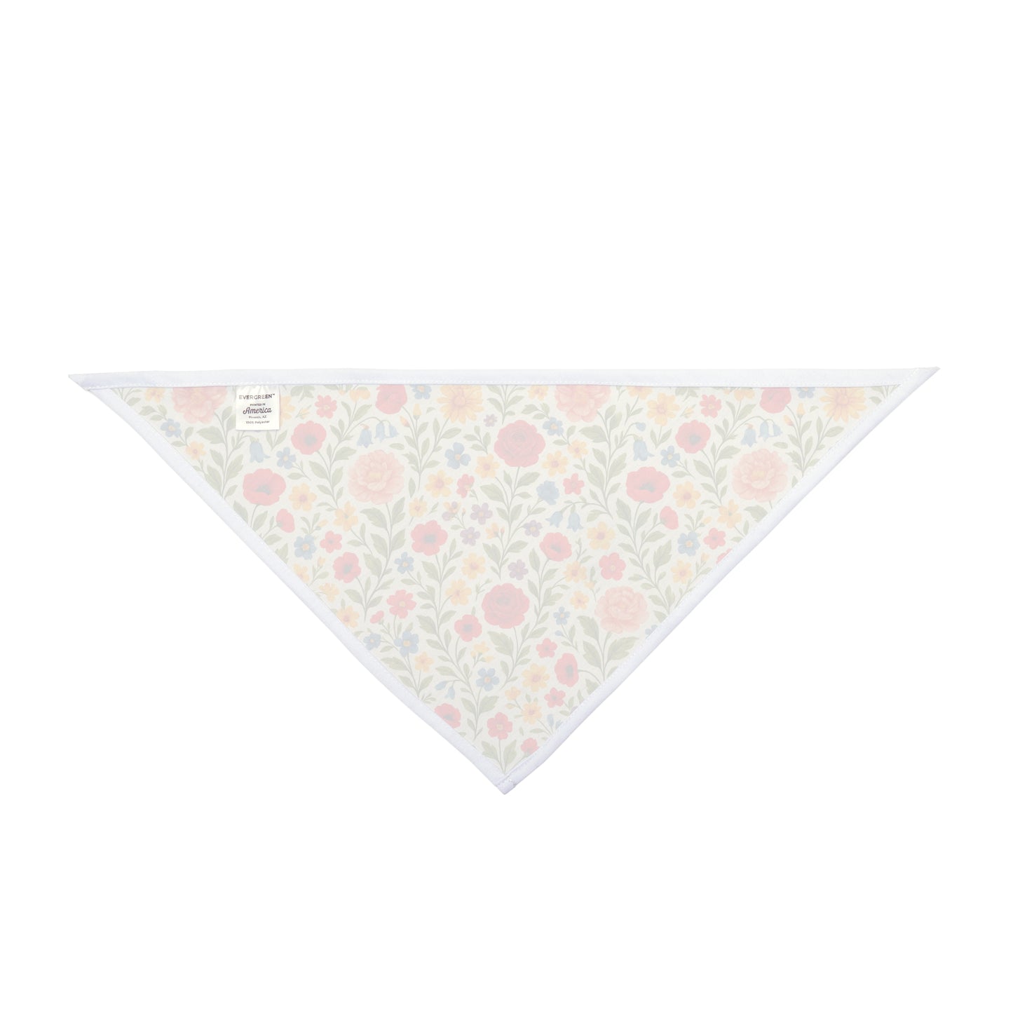 Wildflower Waltz Dog Scarf – Vintage Floral Pet Bandana