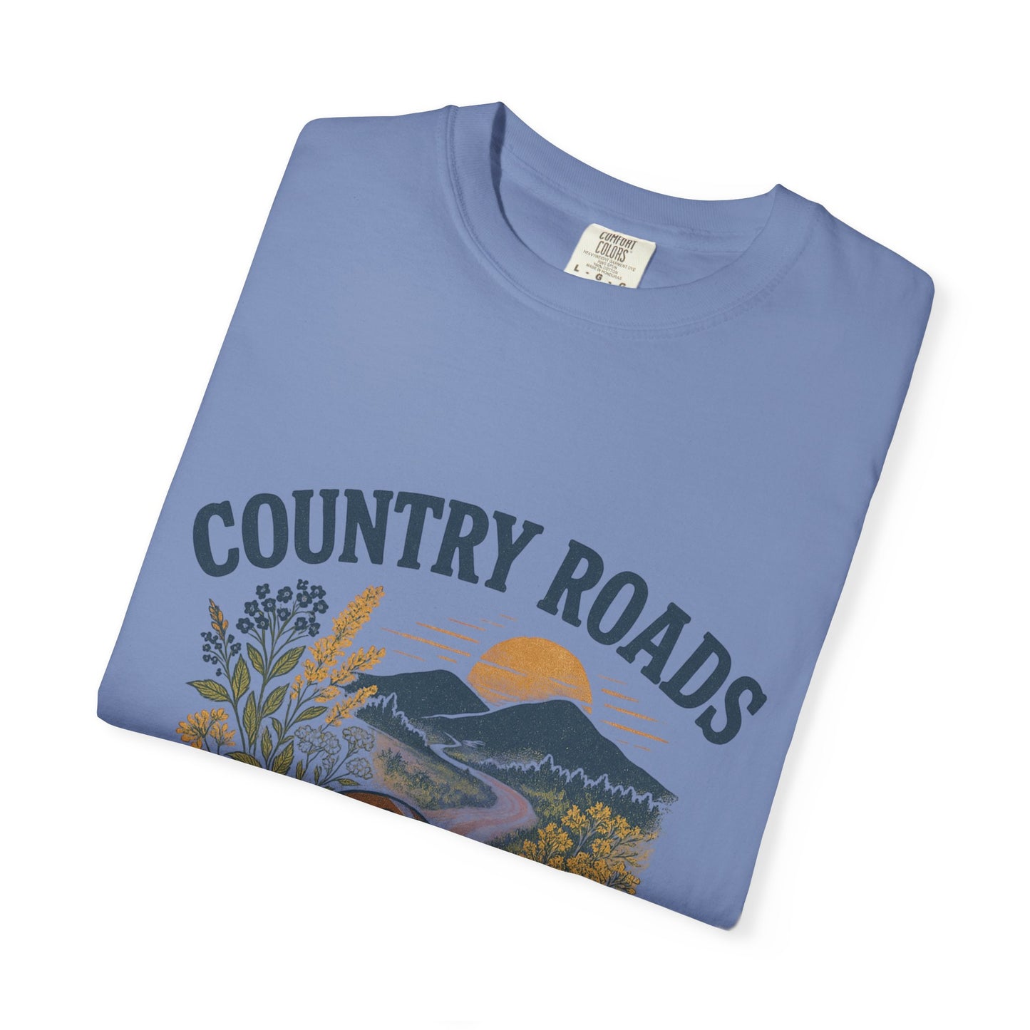 Country Roads Gameday T-shirt, Country Roads Tailgating Shirt, Touchdowns Tee, West Virginia Fan Apparel, Unisex Tee