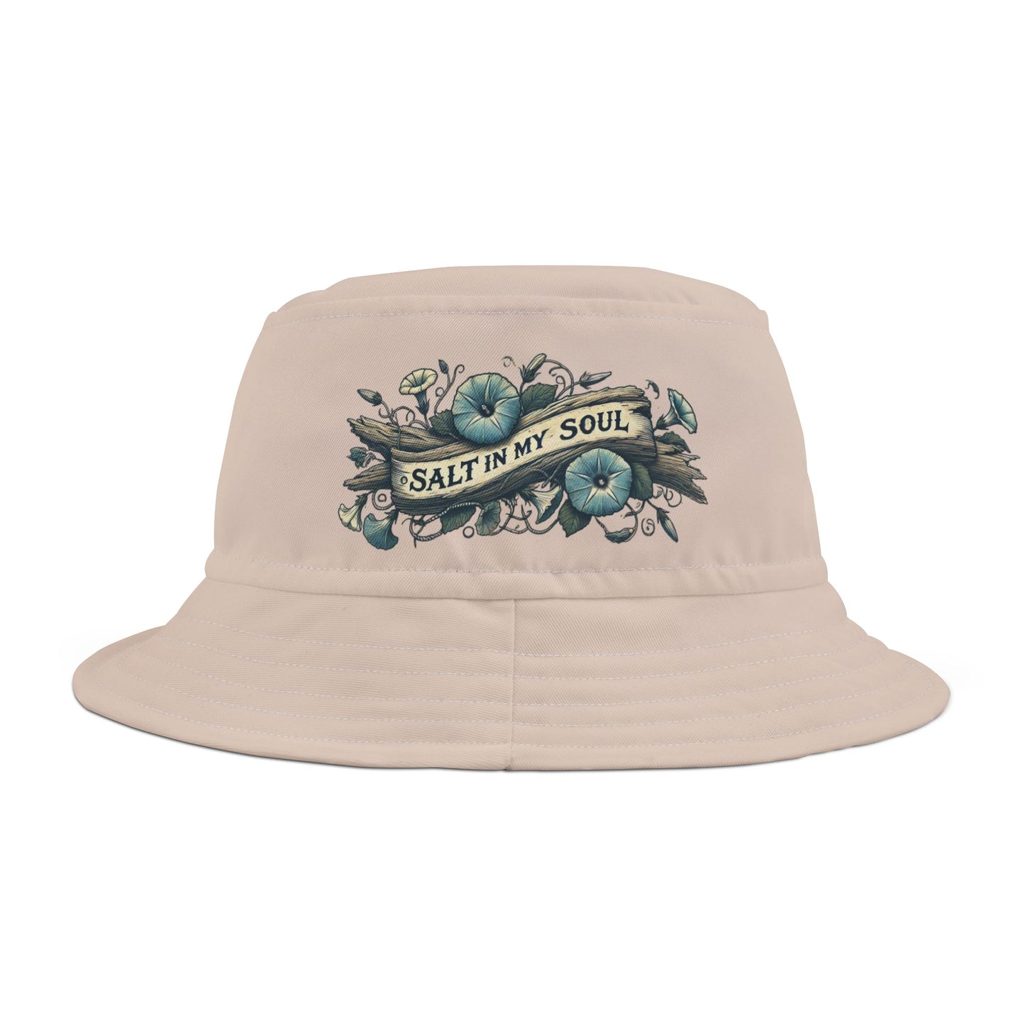 Salt in My Soul Bucket Hat ๐๐ธ | Coastal Vintage Style
