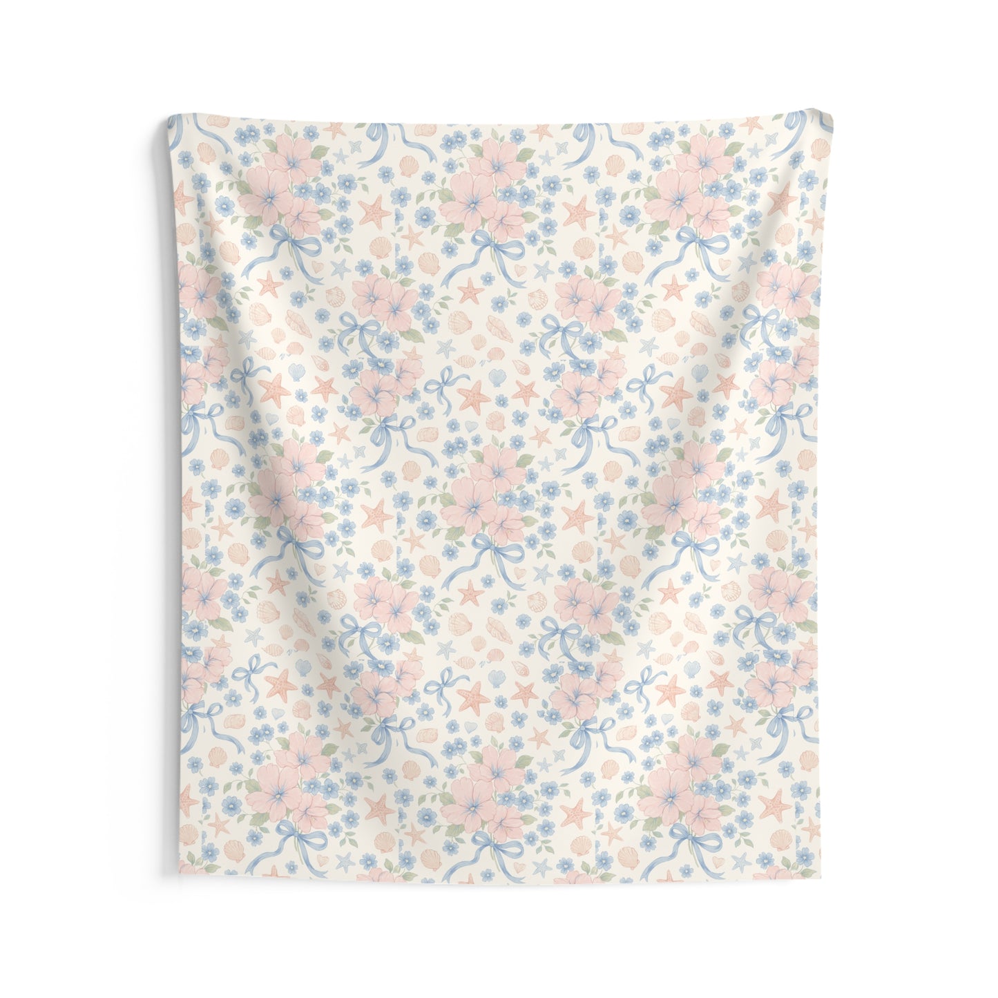 Seashell Serenade Beach Wall Tapestry