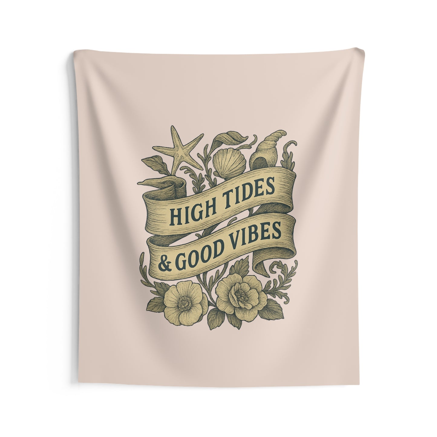 High Tides Beach Wall Tapestry- Beach Blanket or Throw