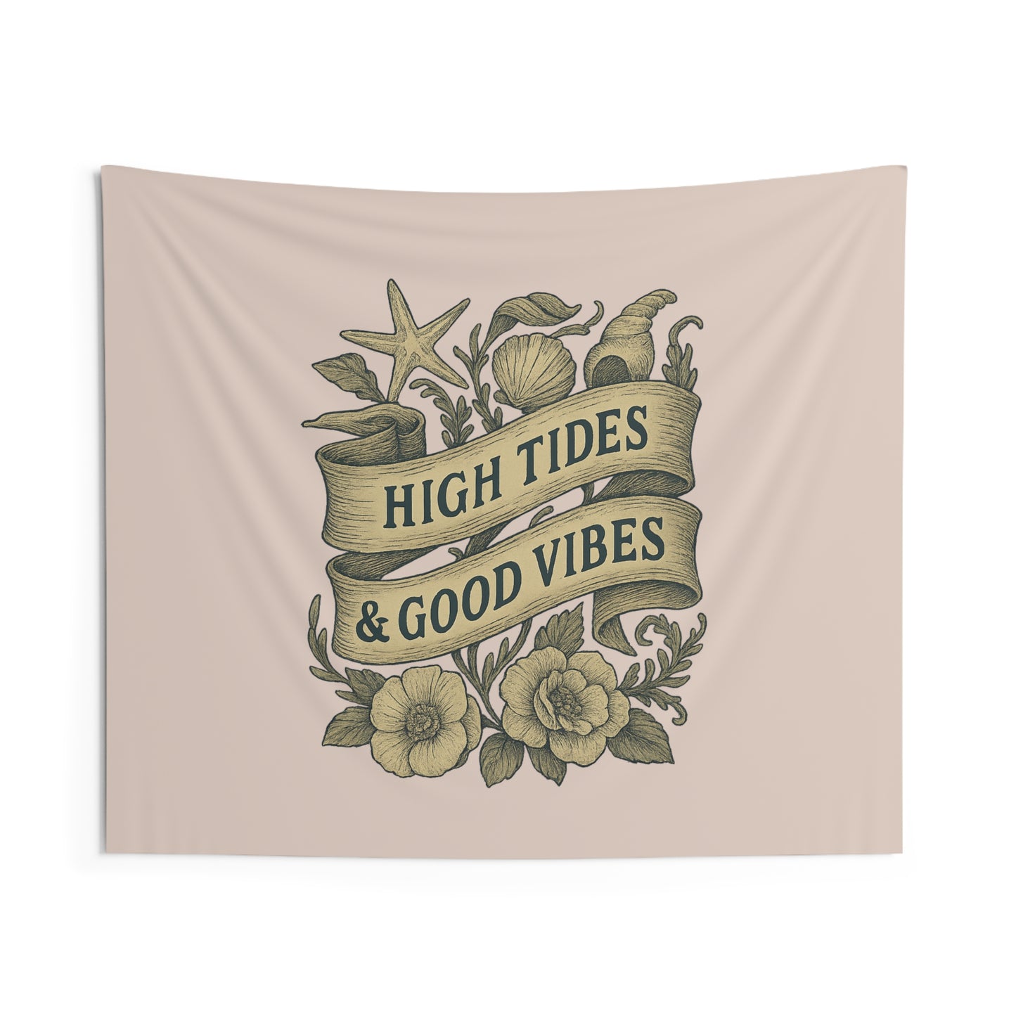 High Tides Beach Wall Tapestry- Beach Blanket or Throw