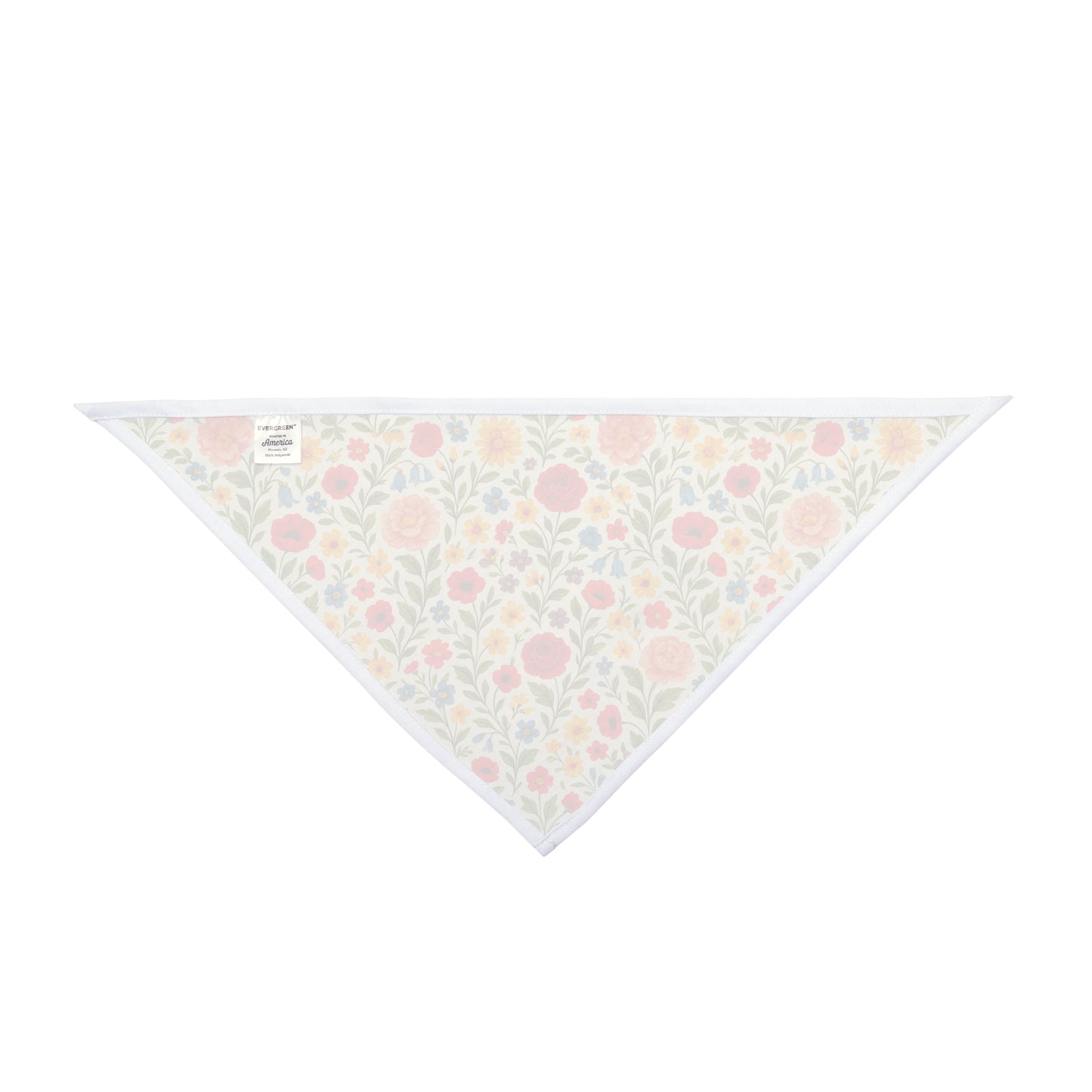 Wildflower Waltz Dog Scarf – Vintage Floral Pet Bandana