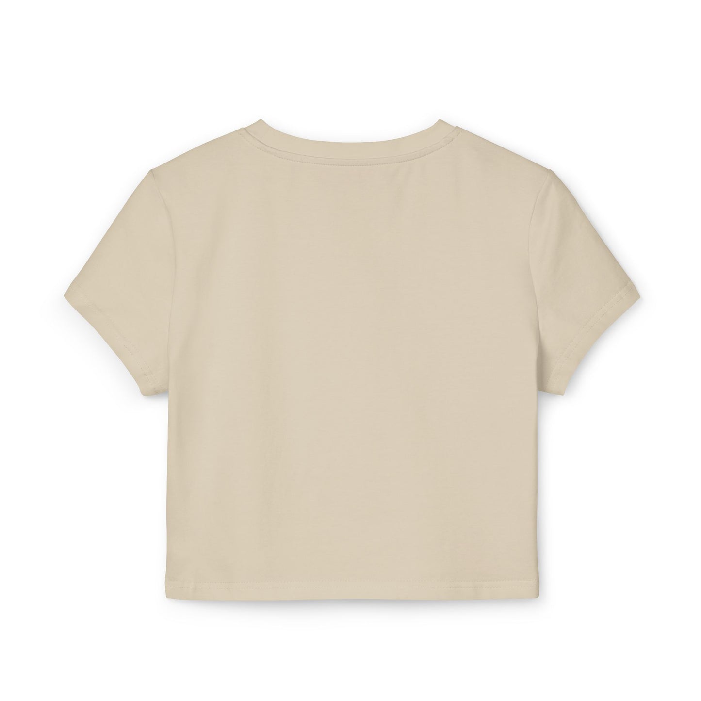 Beige t-shirt on a white background