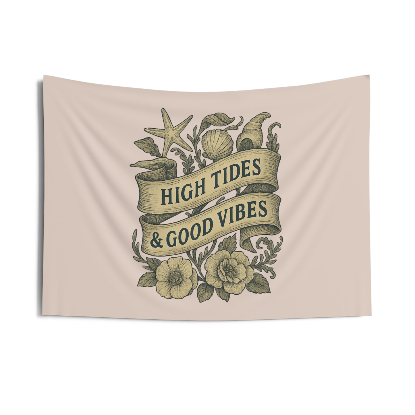 High Tides Beach Wall Tapestry- Beach Blanket or Throw