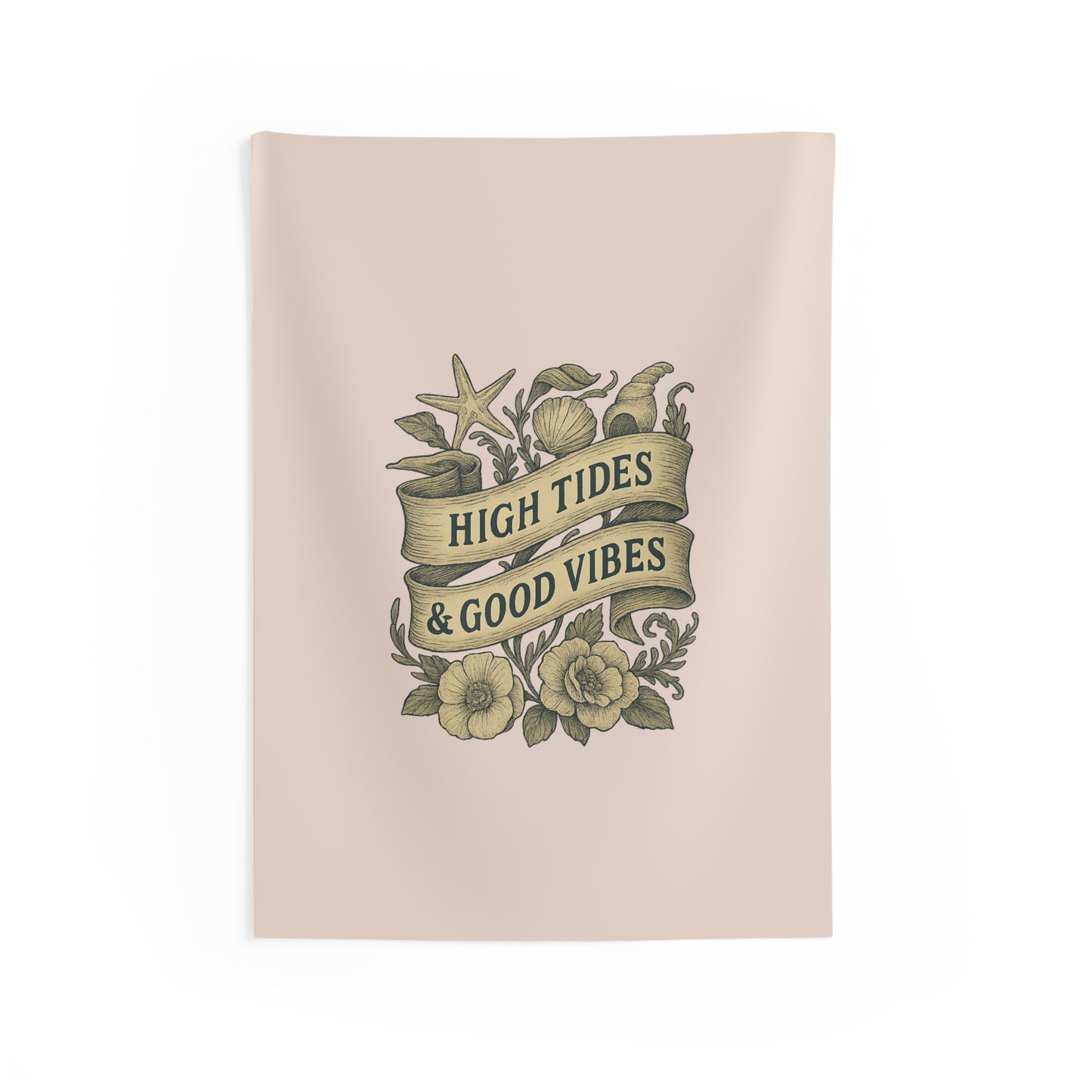 High Tides Beach Wall Tapestry- Beach Blanket or Throw