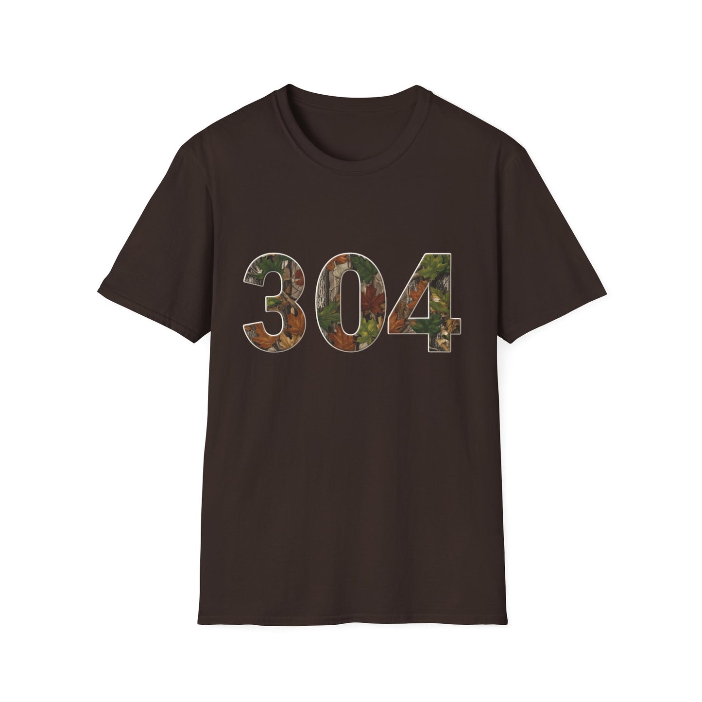 West Virginia Area Code Camo T-Shirt, WV Camo Tee, Mountain State Shirt, Appalachian Tee, 304 Area Code Shirt