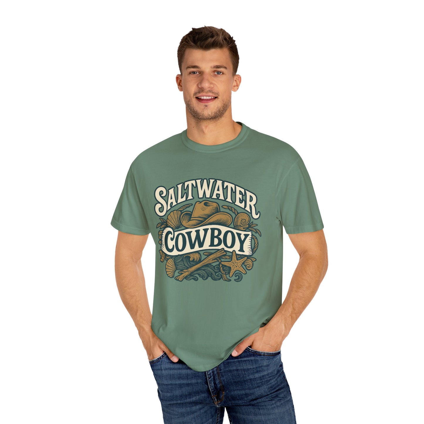 Saltwater Cowboy Beach Tee