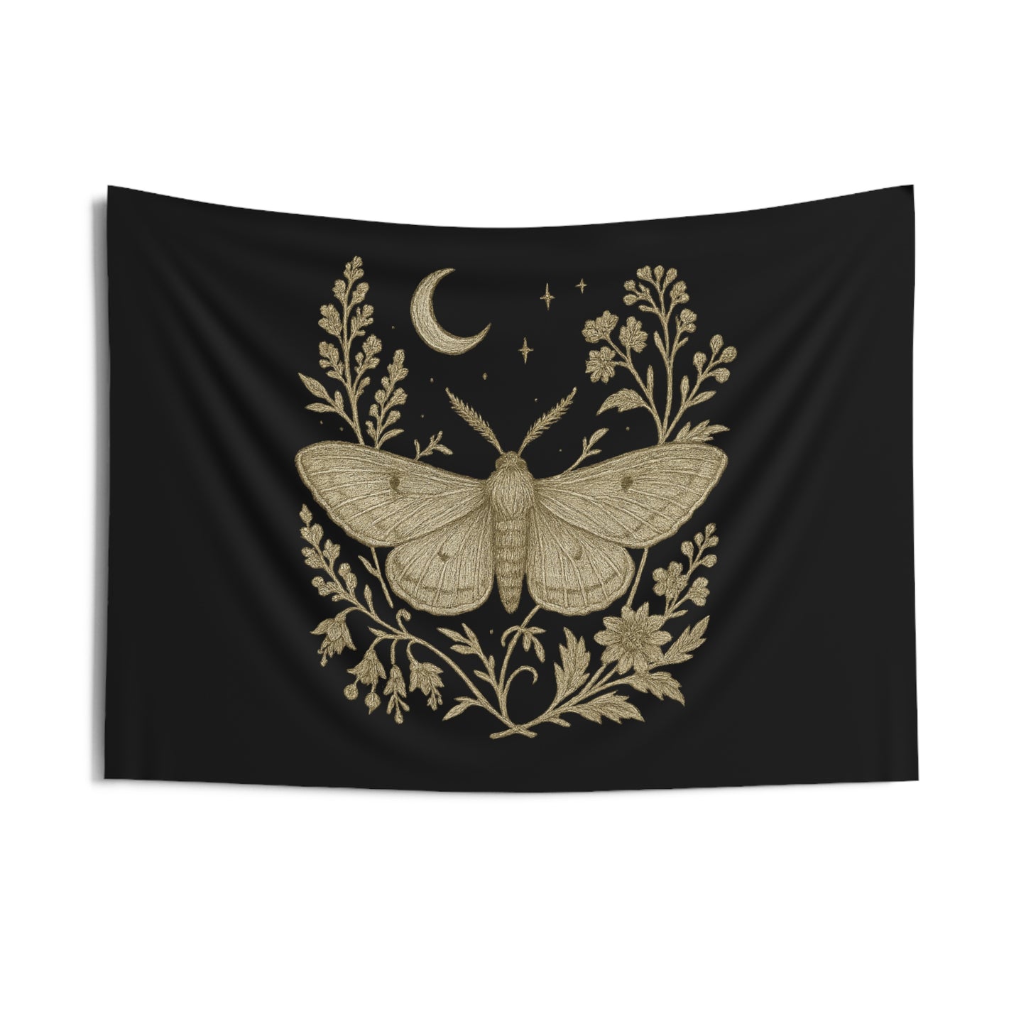 Golden Moth & Moon Tapestry – Appalachia After Dark Collection