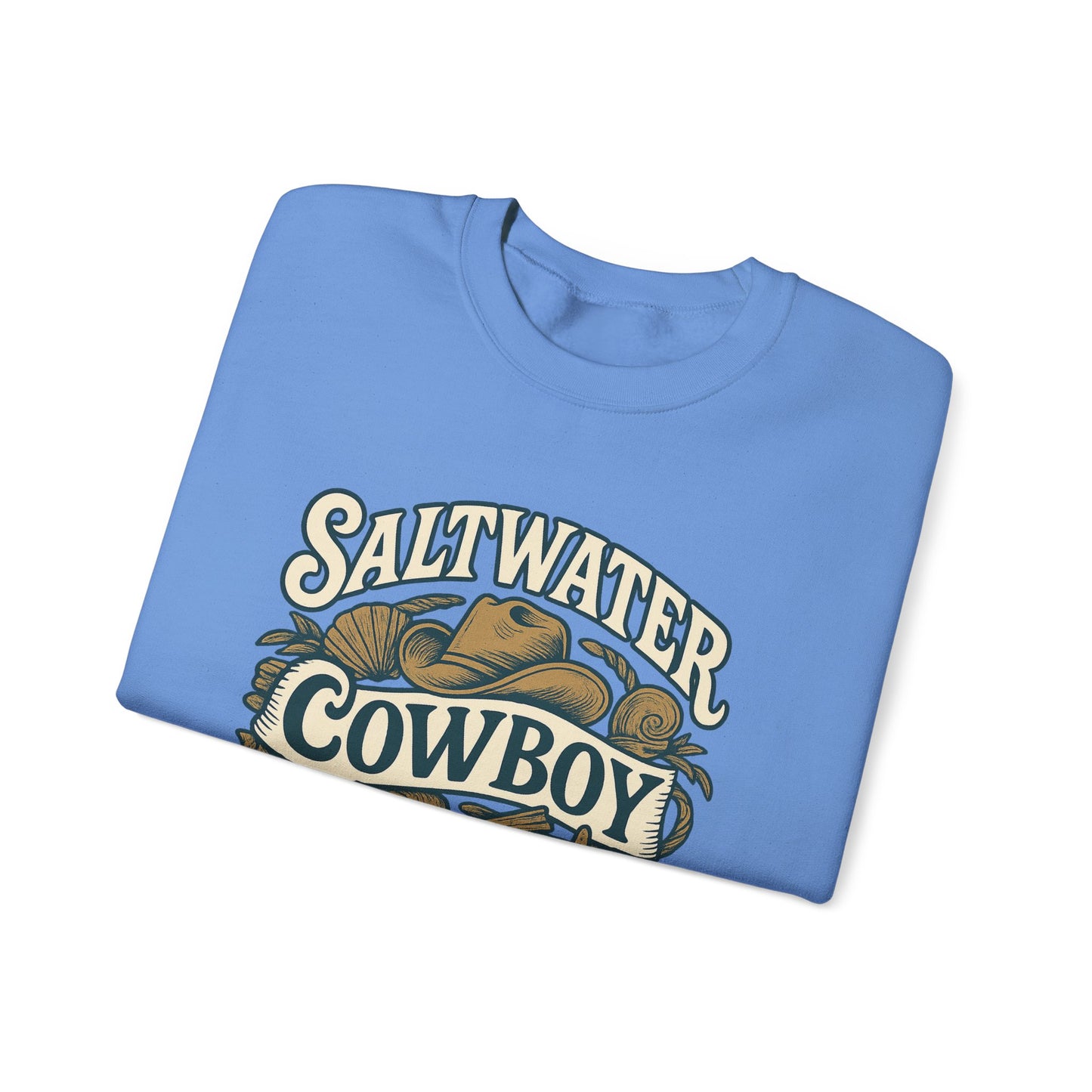 Saltwater Cowboy Beach Crewneck