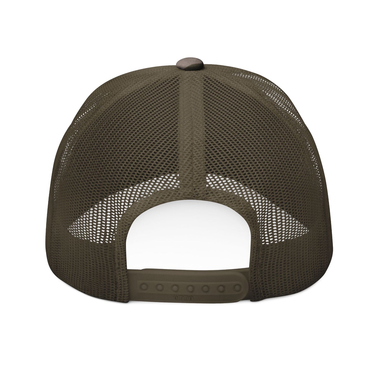 Embroidered Camo Trucker Hat, Vintage Country Style Cap, Holler Made, Outdoor Hunting Gear, Camouflage Baseball Hat