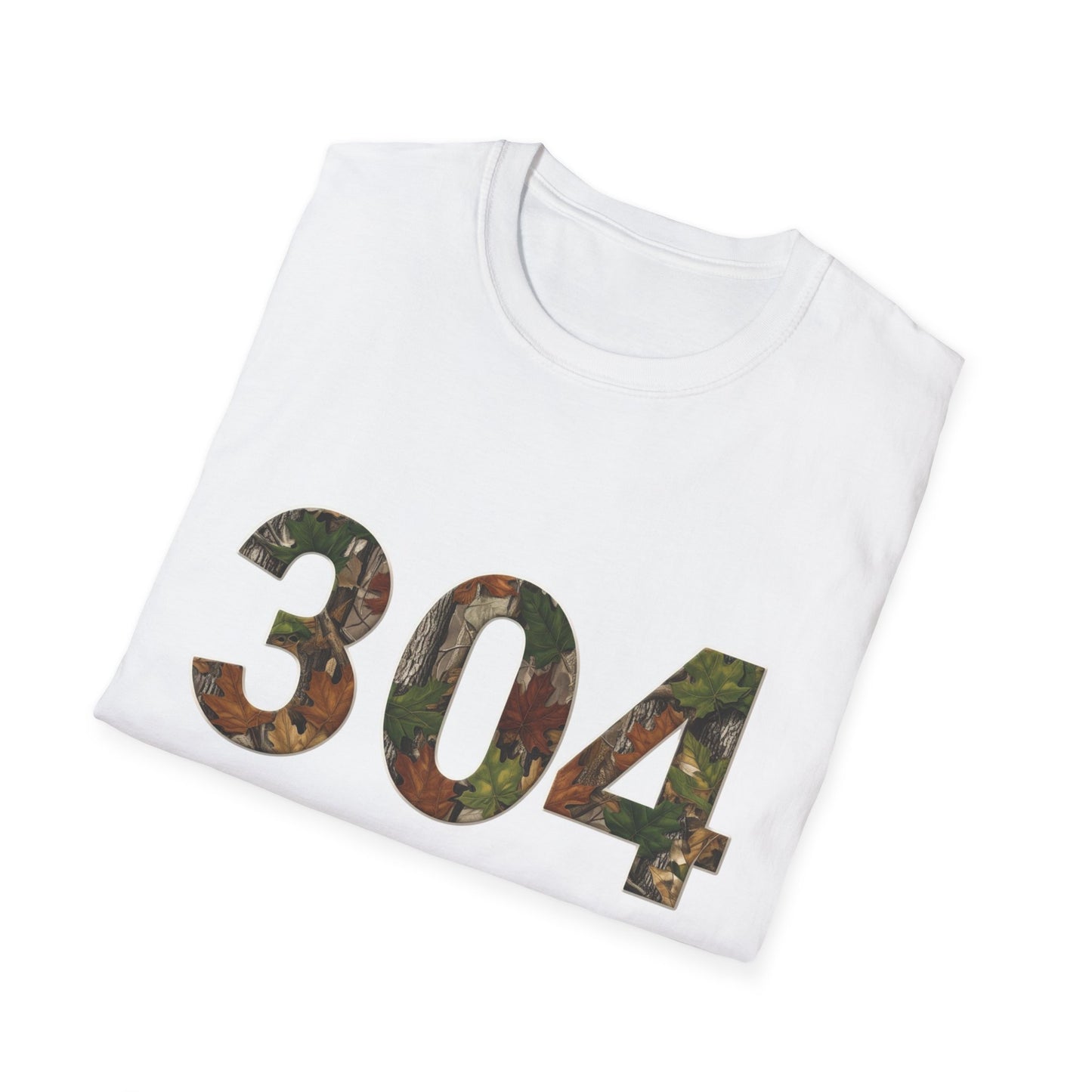 West Virginia Area Code Camo T-Shirt, WV Camo Tee, Mountain State Shirt, Appalachian Tee, 304 Area Code Shirt